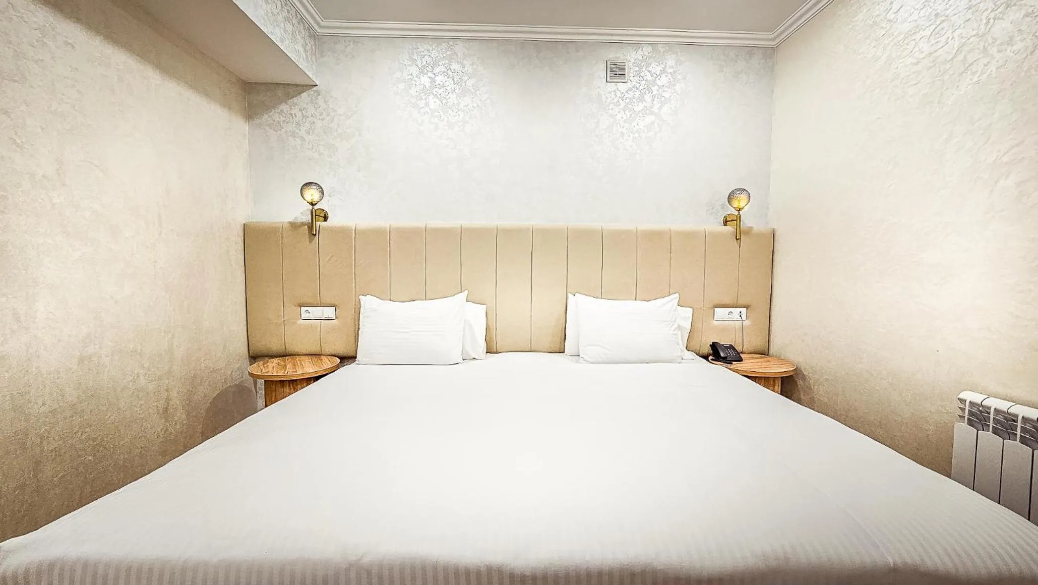 Bed in Hotel Bankir Khiva