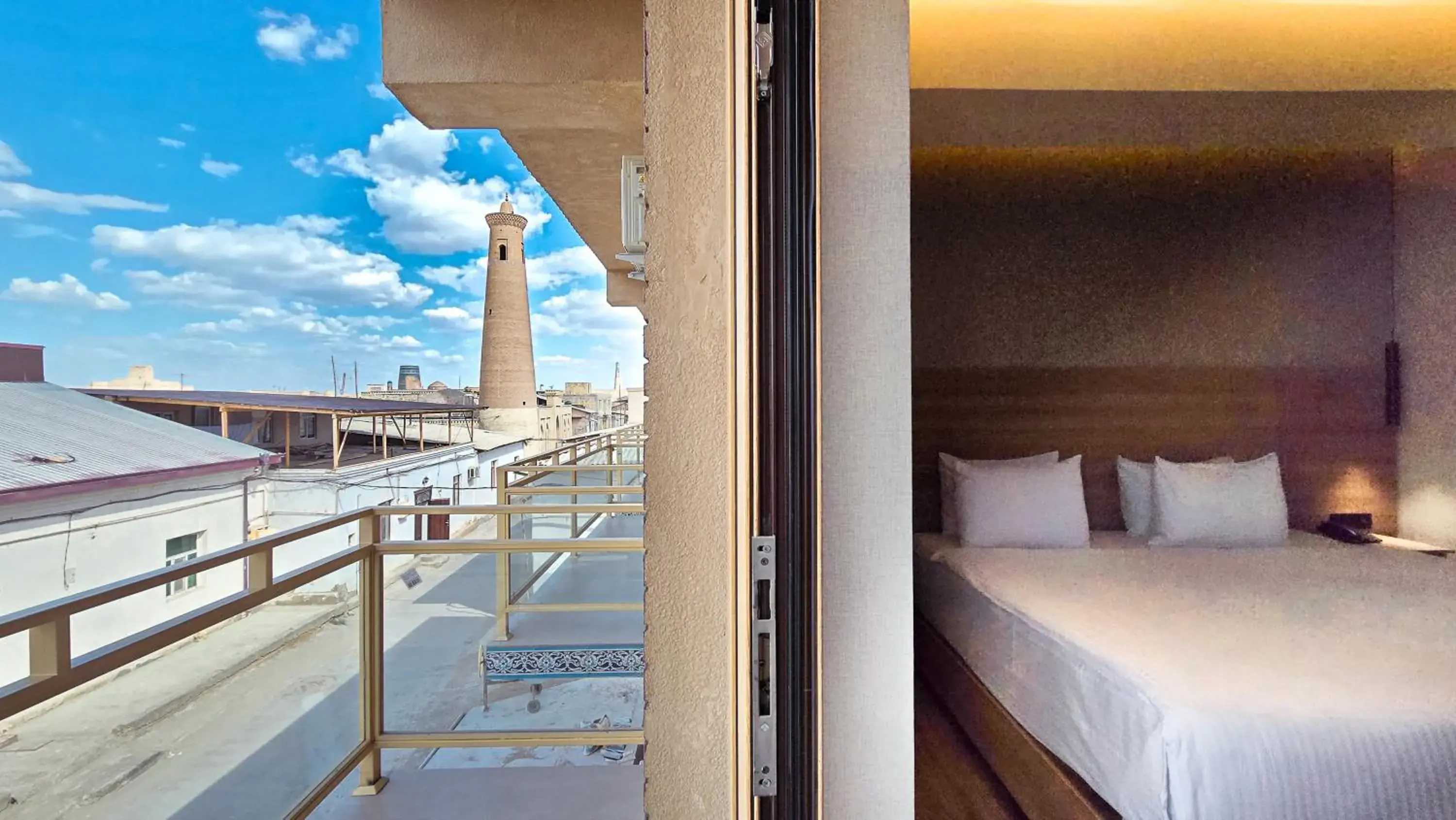 Deluxe Double or Twin Room with Balcony in Hotel Bankir Khiva Deluxe Double or Twin Room with Balcony in Hotel Bankir Khiva