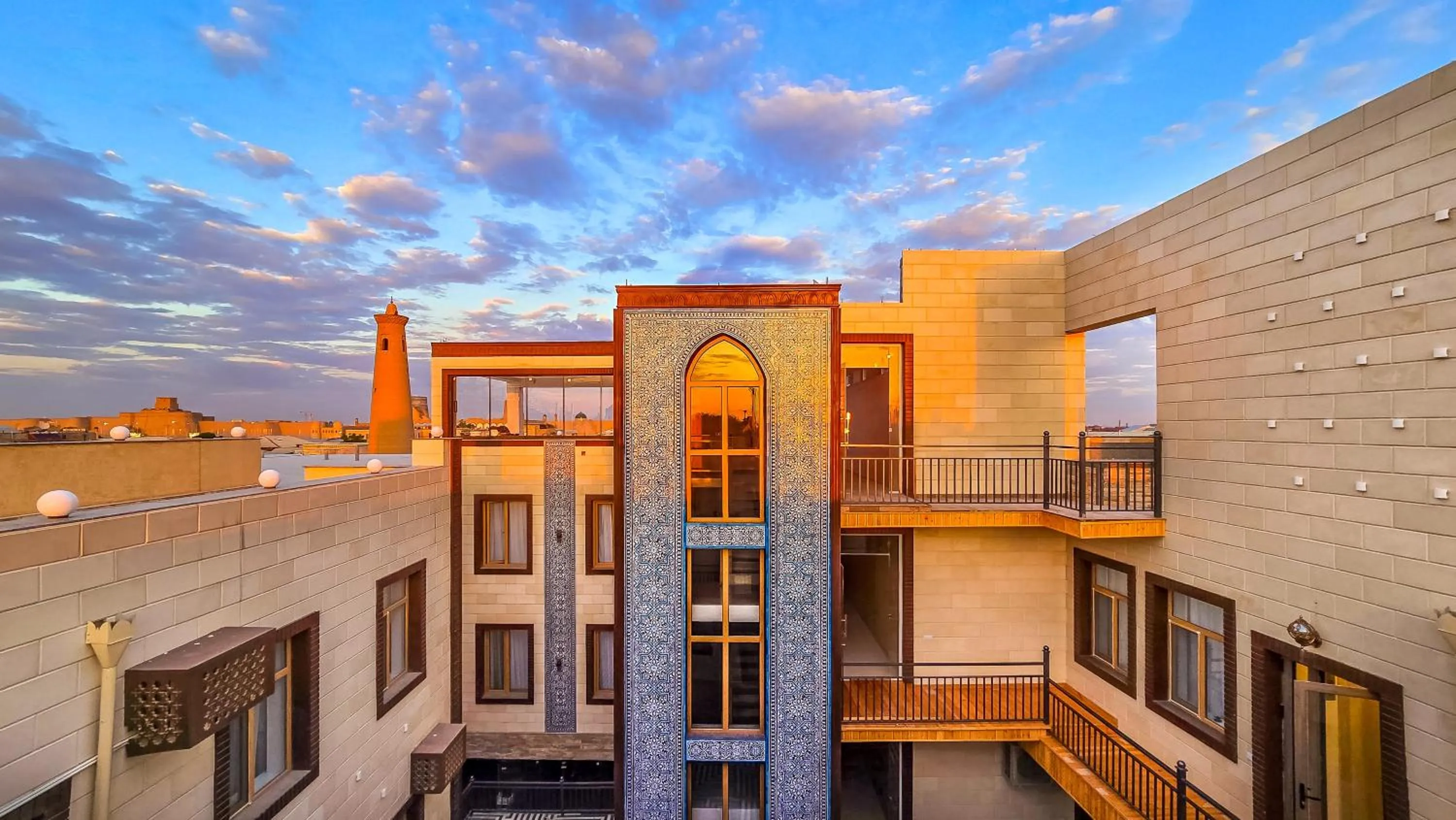 Property building in Hotel Bankir Khiva