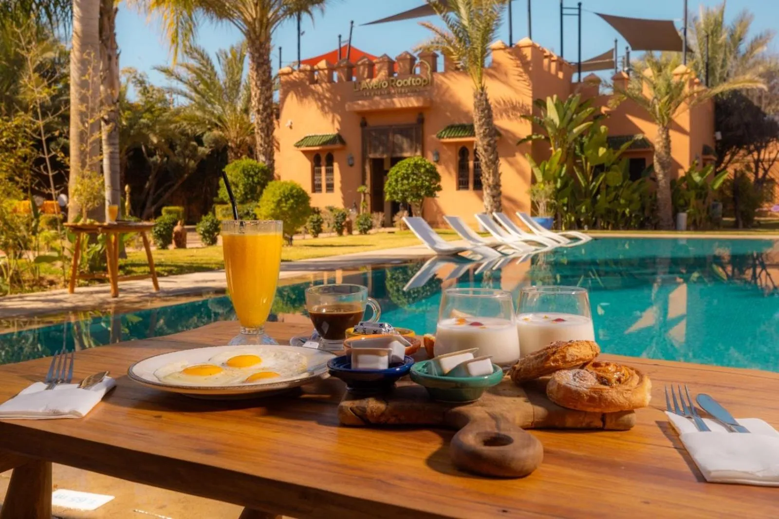 Patio in Le Palais Averroes - Adults Only