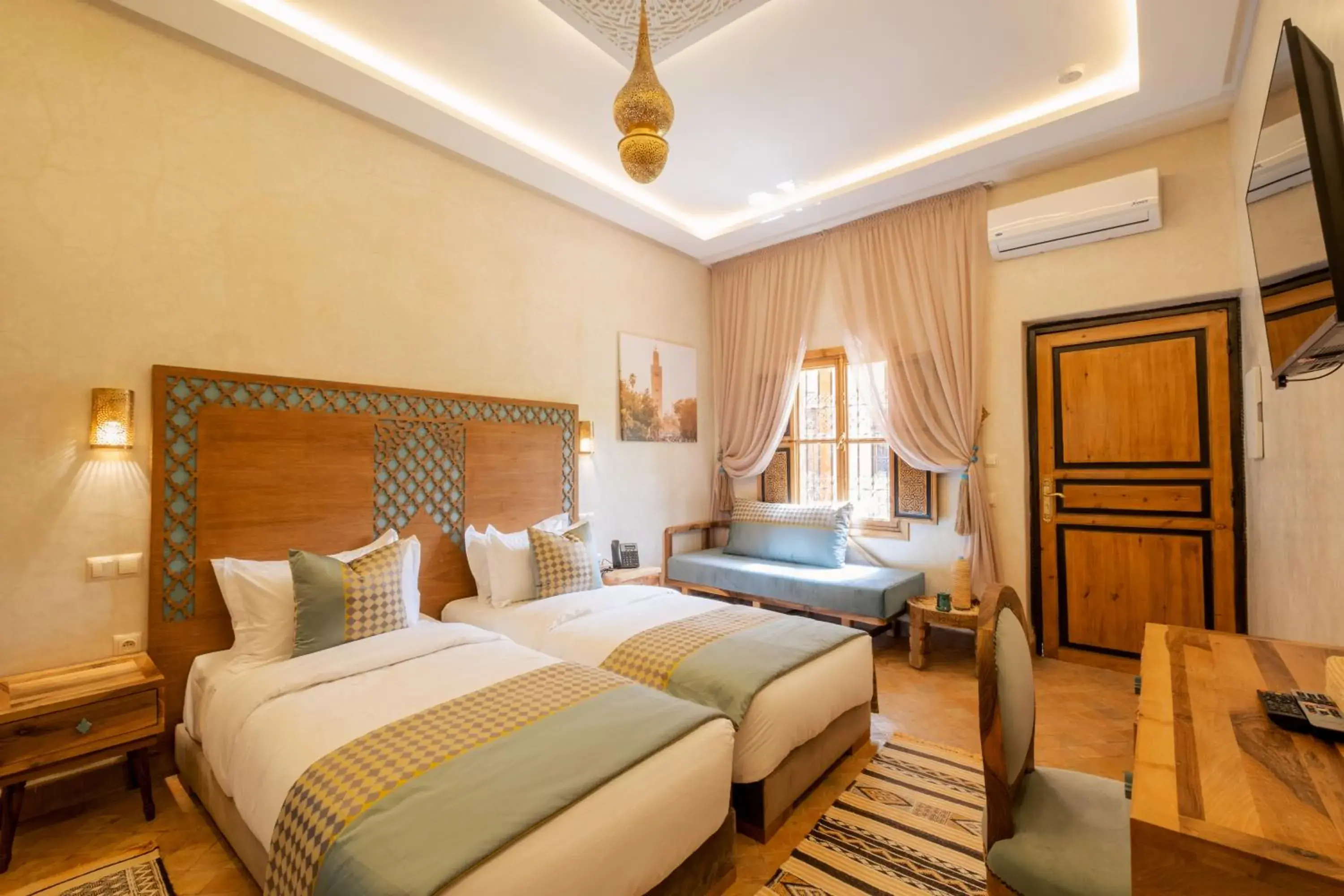 Superior Twin Room with Garden View in Le Palais Averroes - Adults Only Superior Twin Room with Garden View in Le Palais Averroes - Adults Only