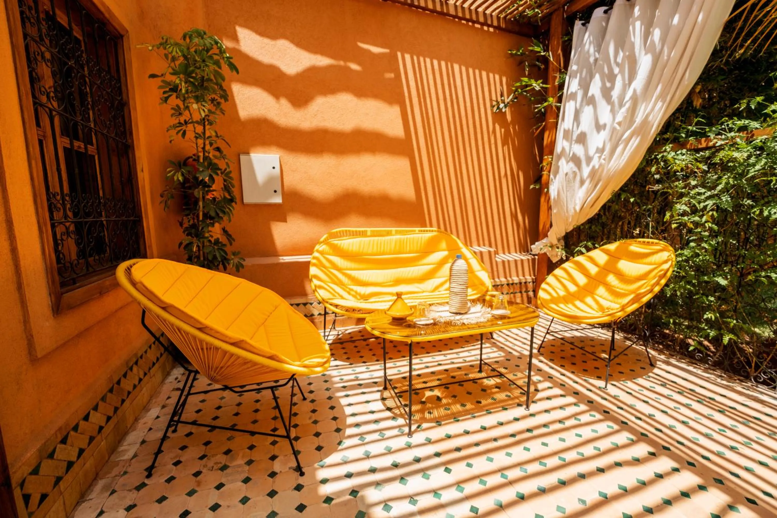 Patio in Le Palais Averroes - Adults Only