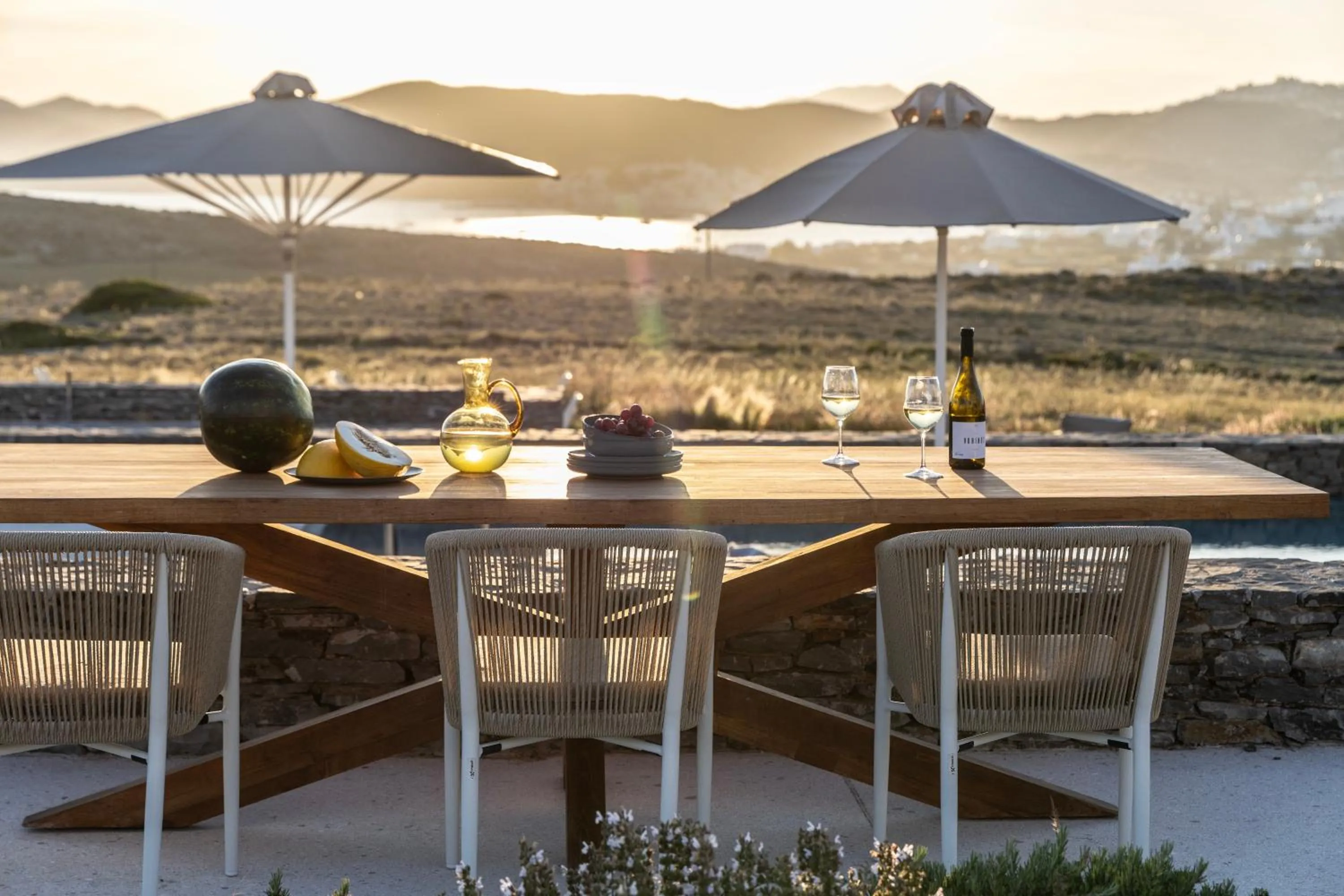 Natural landscape in Korfi de Milo