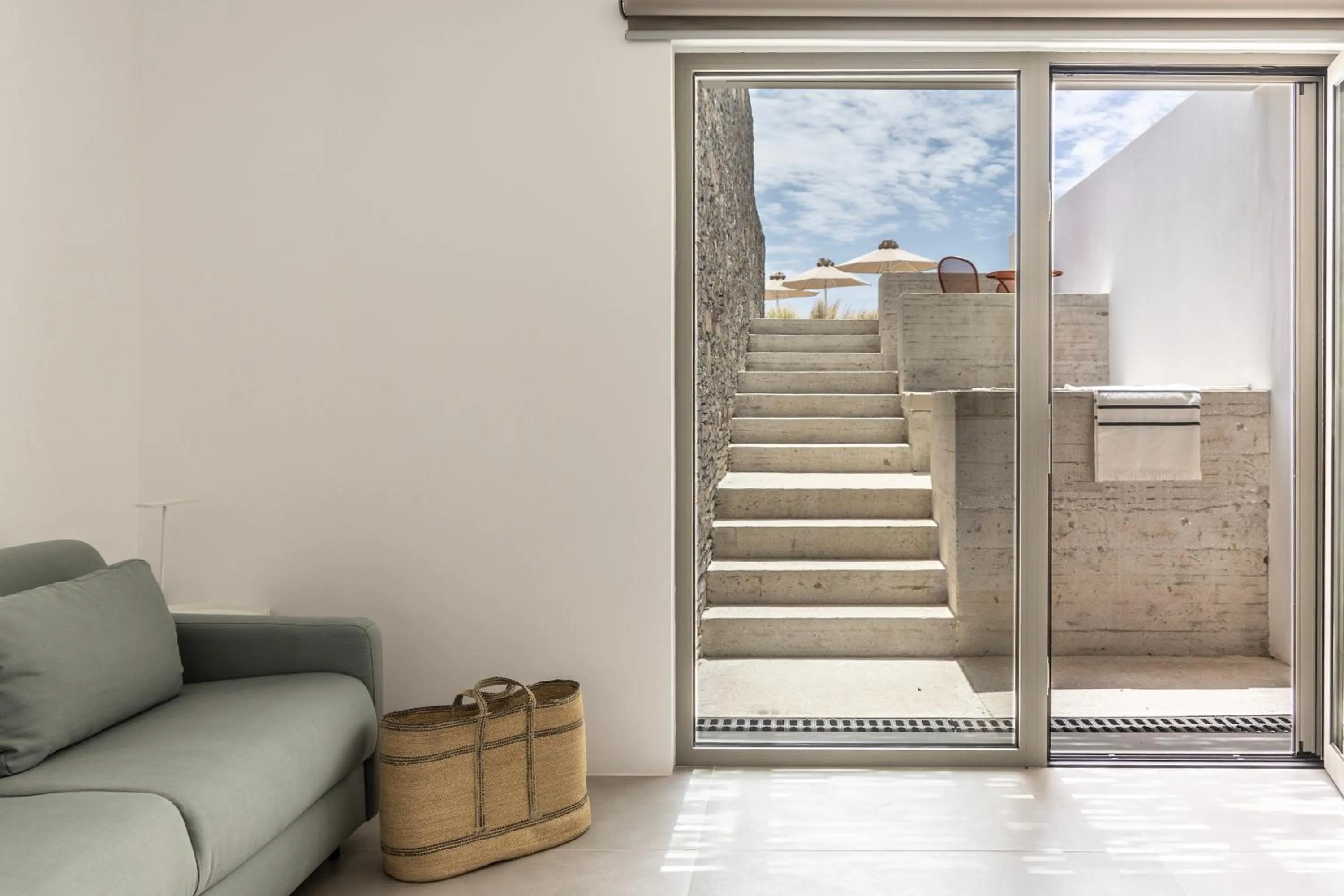 Seating area in Korfi de Milo