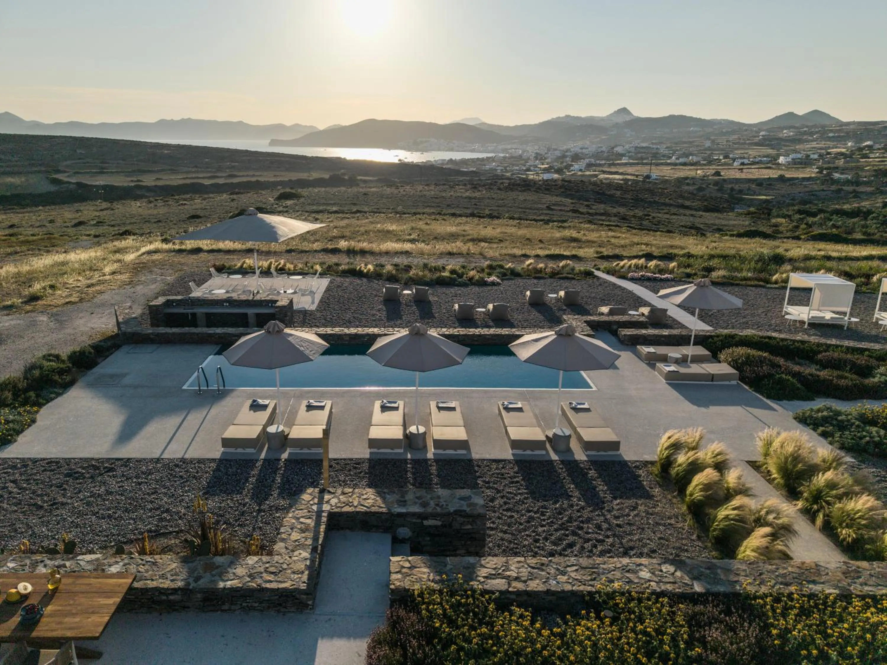 Natural landscape in Korfi de Milo