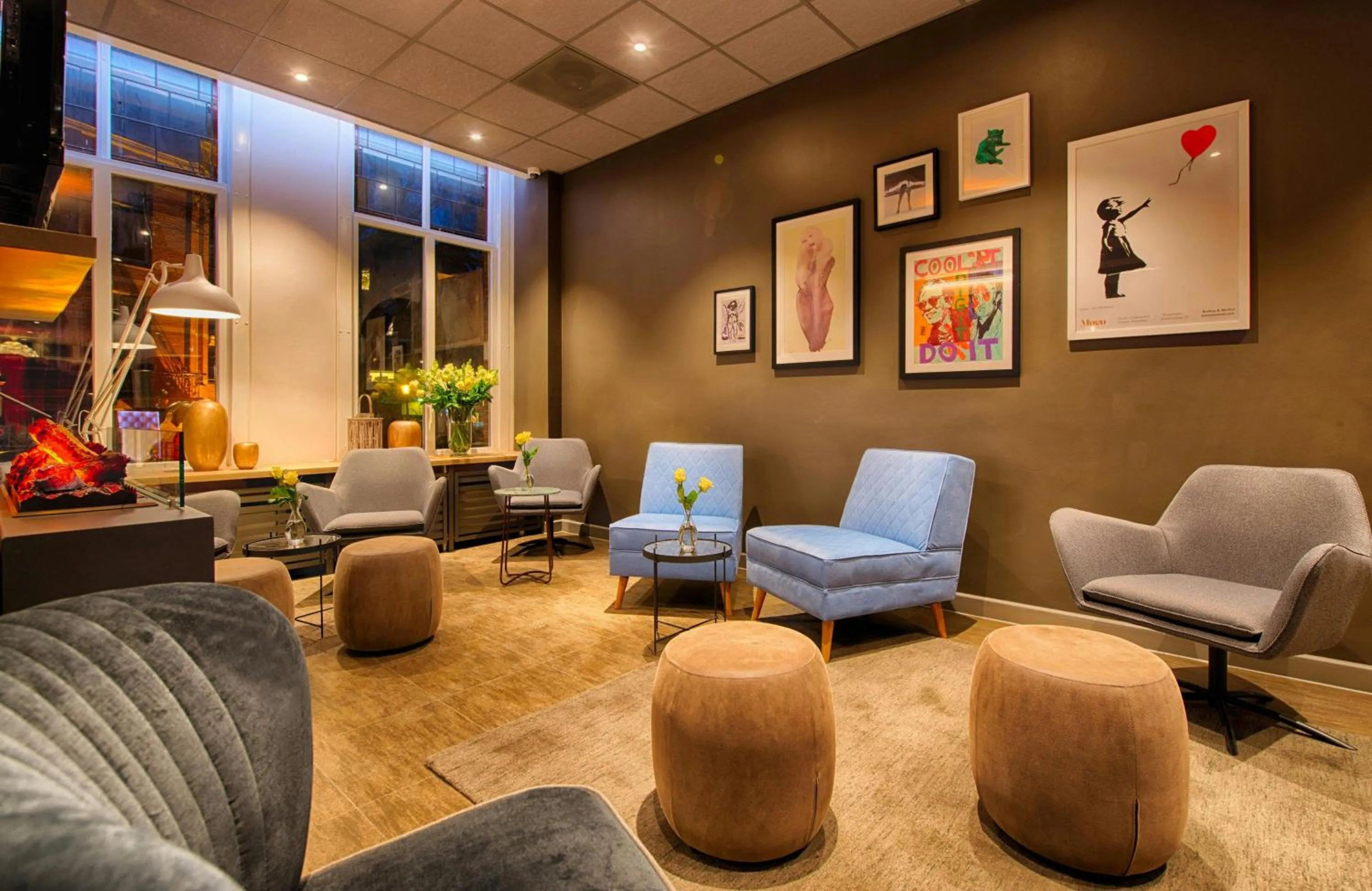 Lobby or reception in Leonardo Boutique Hotel Amsterdam Vondelpark