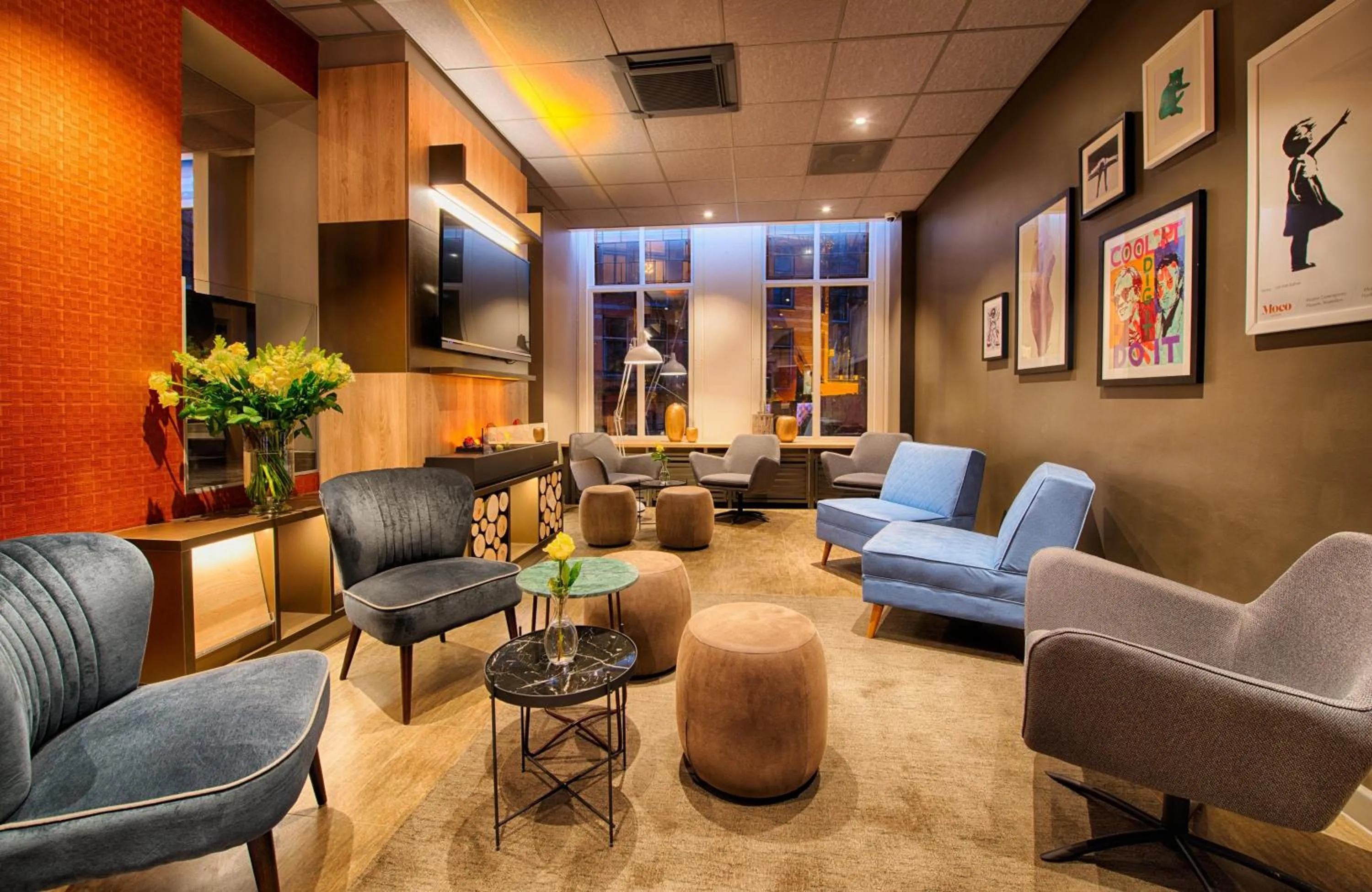 Lobby or reception in Leonardo Boutique Hotel Amsterdam Vondelpark