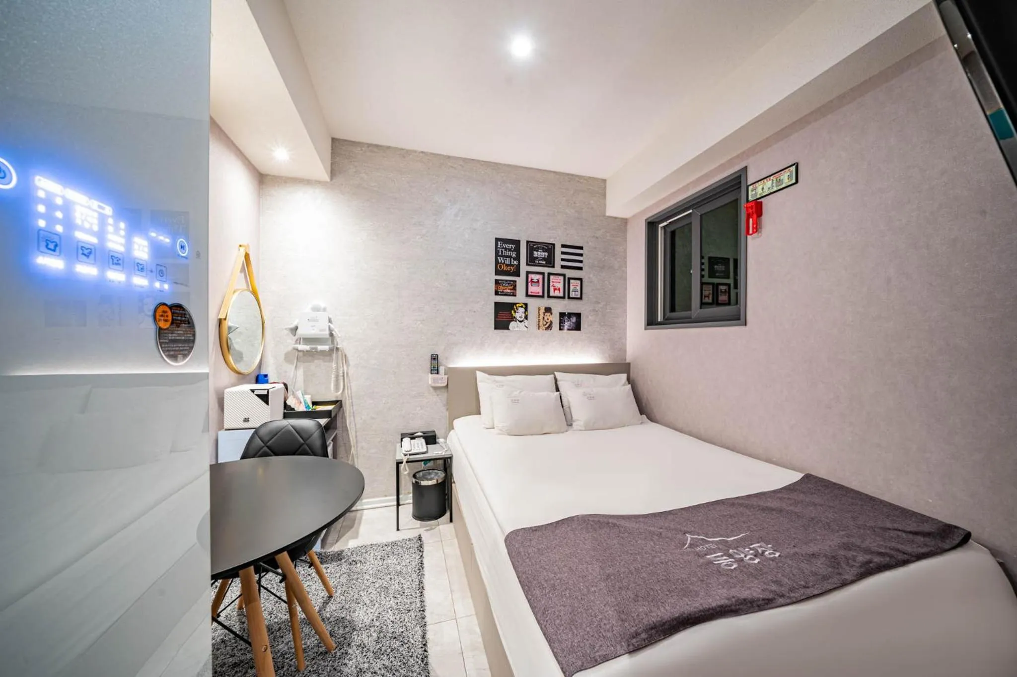 Bed in Hotel dongyangjang Dongdaemun-Jongno