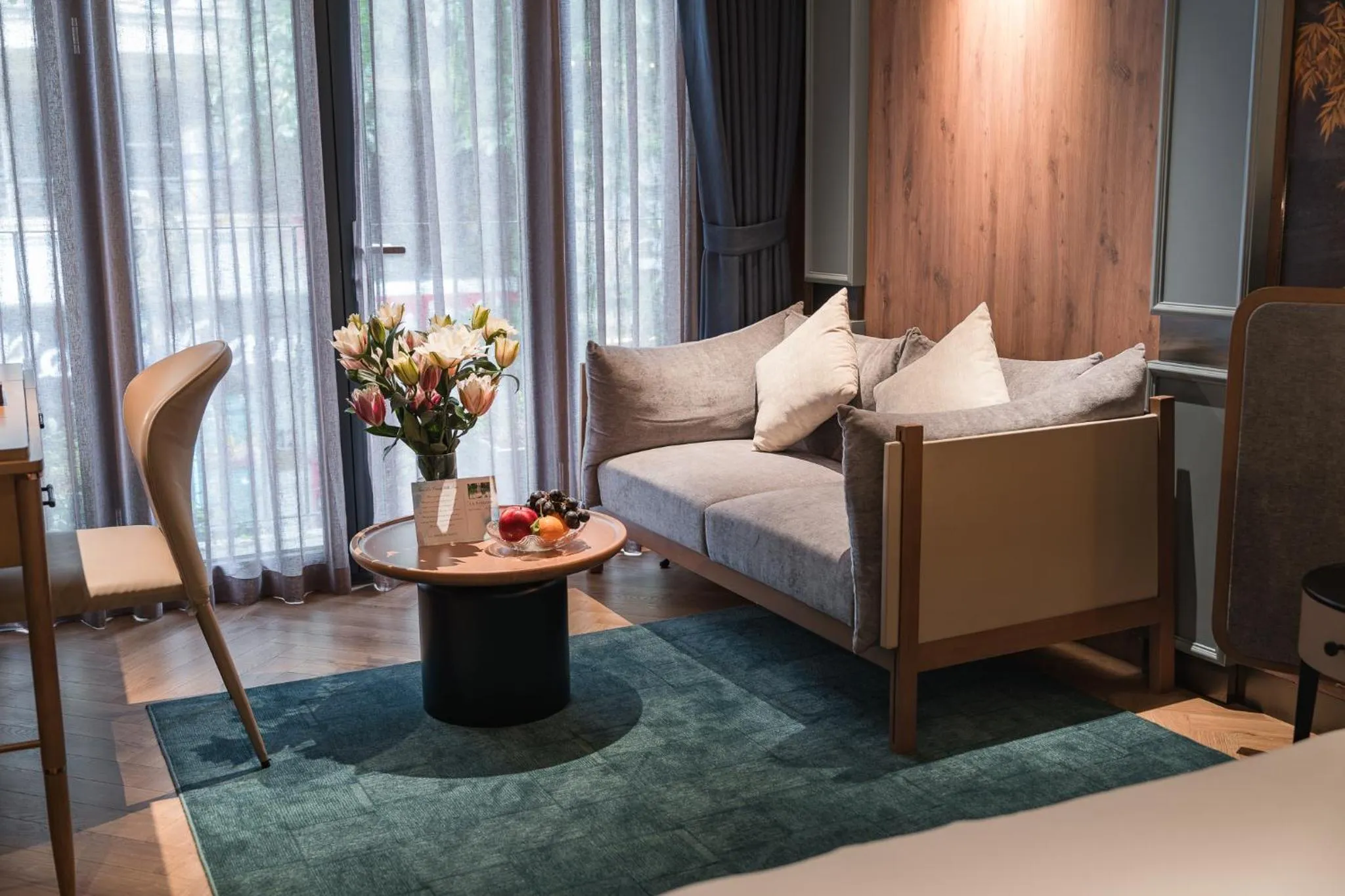 View (from property/room), Bed in La Passion Premium Cau Go