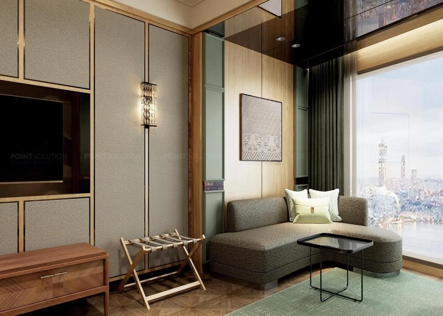 Living room in La Passion Premium Cau Go