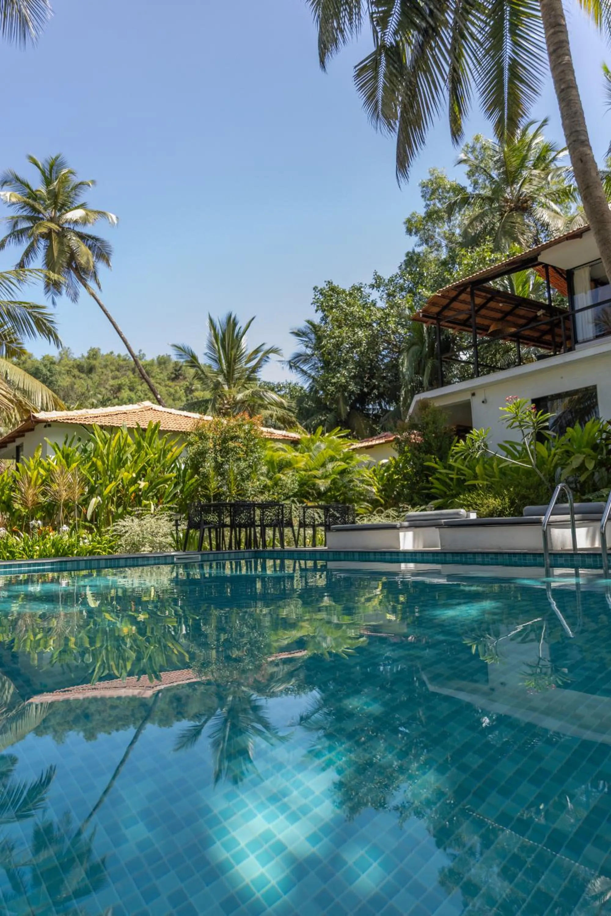 Pool view in Pont Bleu Suites Riverside & Pool