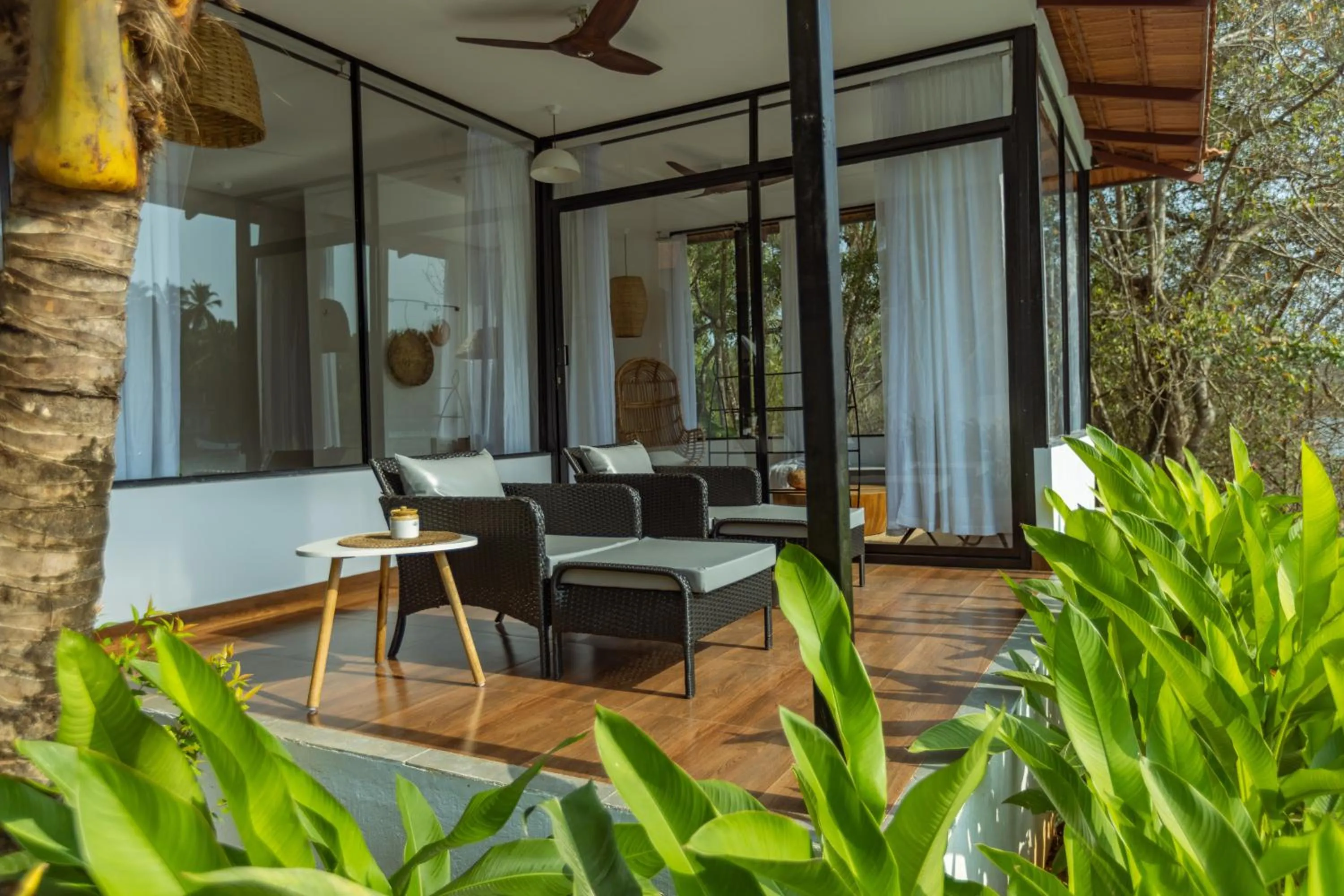 Balcony/Terrace in Pont Bleu Suites Riverside & Pool