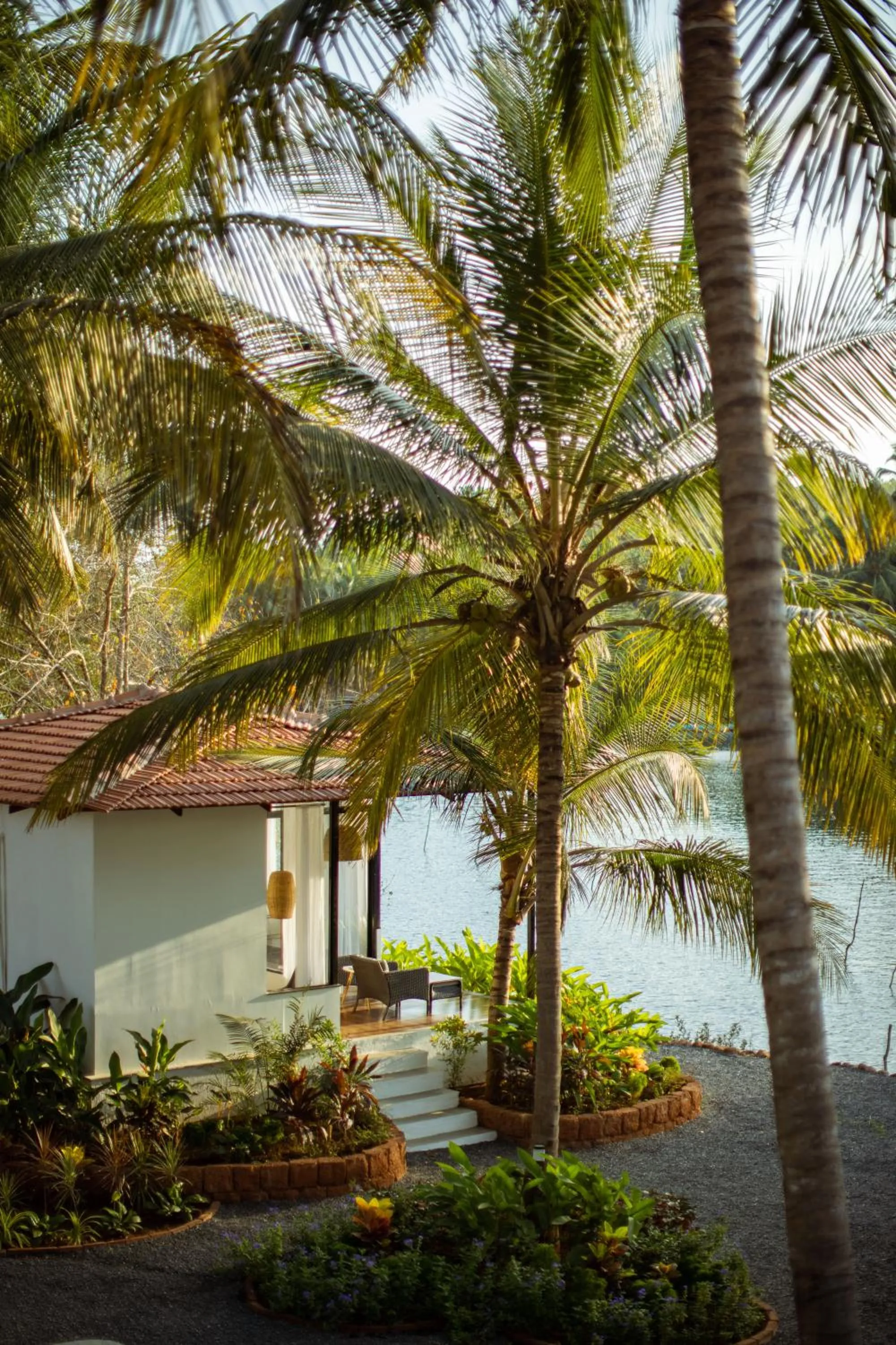 Garden in Pont Bleu Suites Riverside & Pool