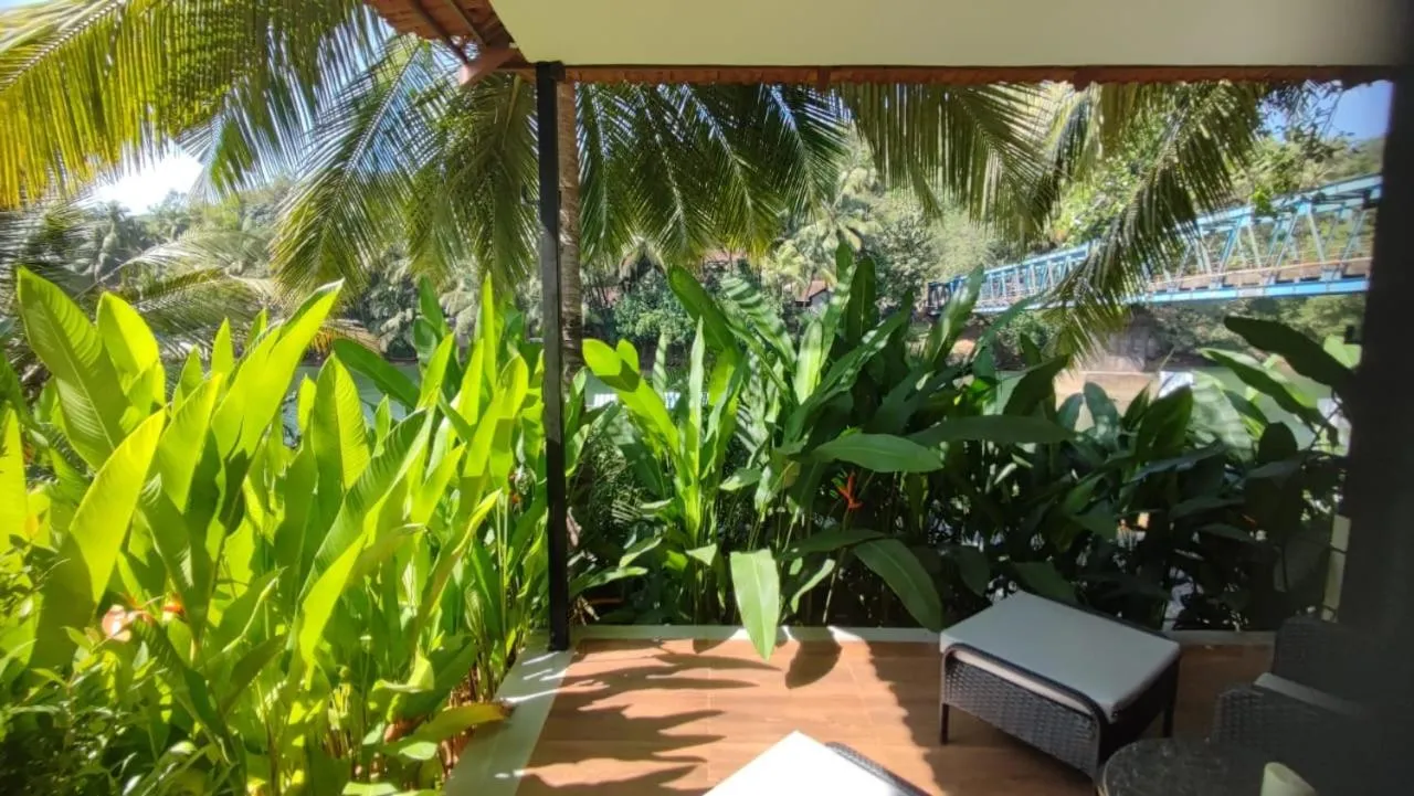 Garden in Pont Bleu Suites Riverside & Pool