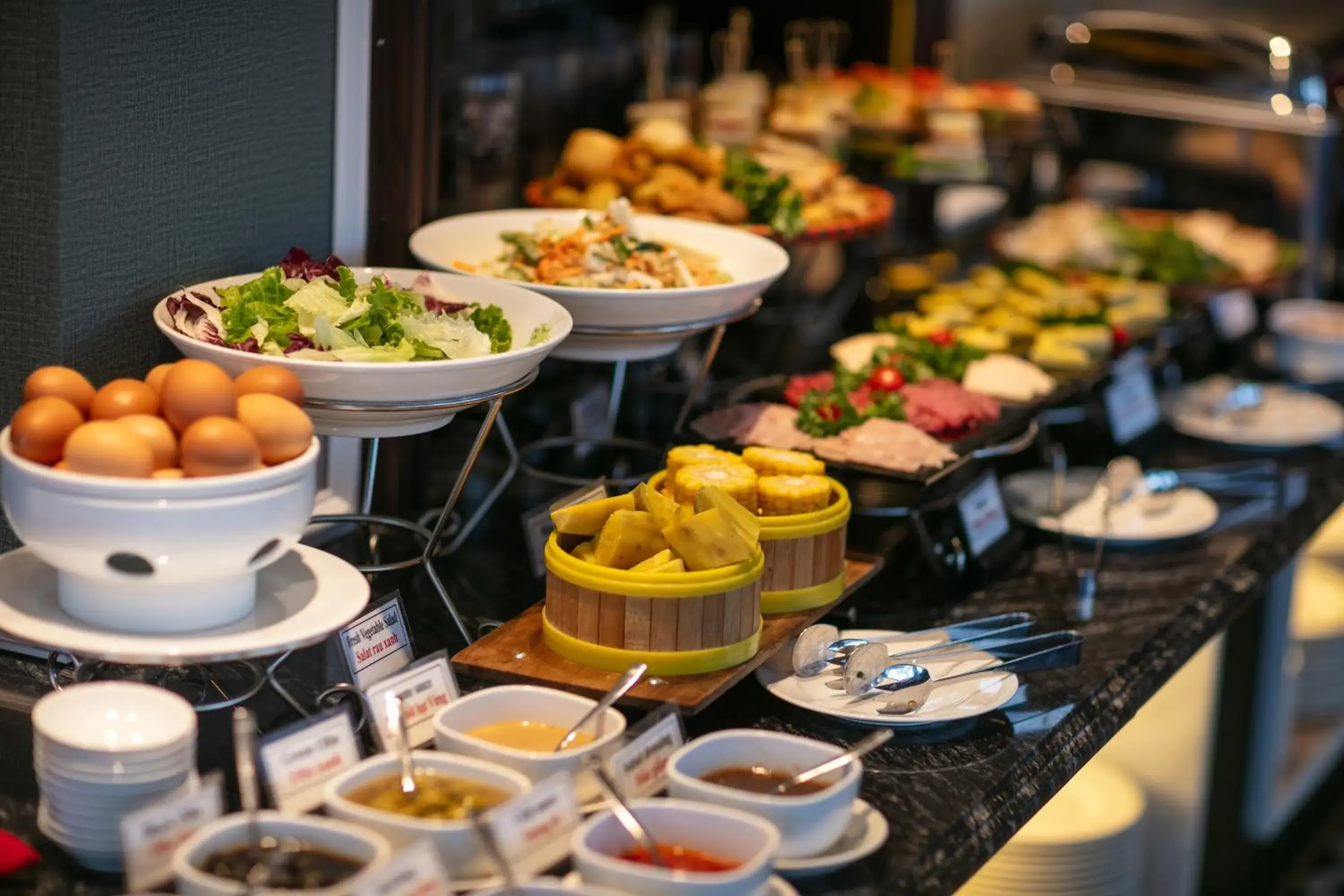 Food close-up in Salute Premium Hotel & Spa Food close-up in Salute Premium Hotel & Spa