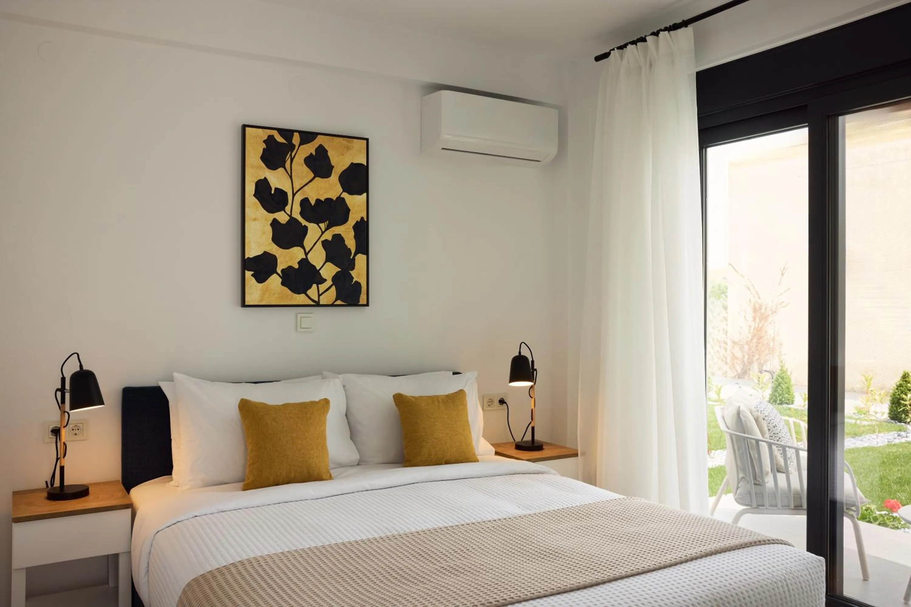 Bed in Argilos & Argilos Deluxe Residential Complexes