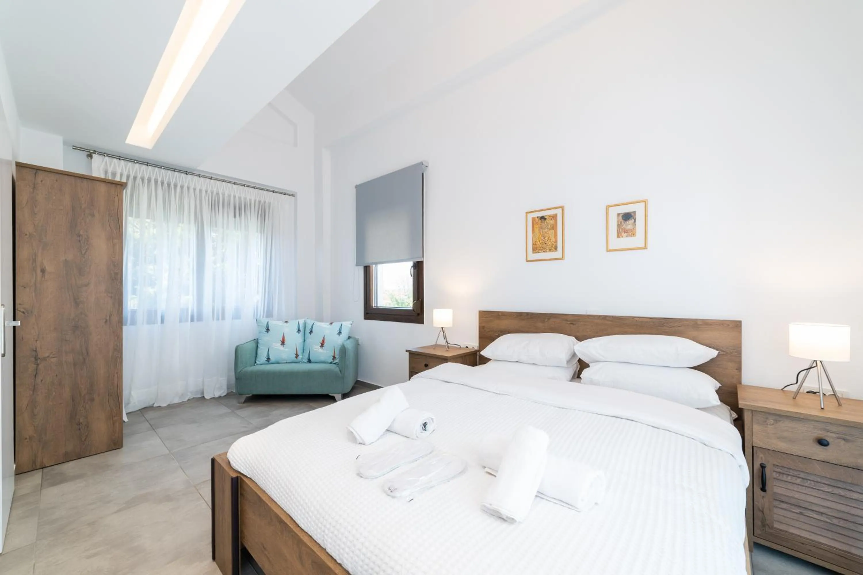 Bed in Argilos & Argilos Deluxe Residential Complexes