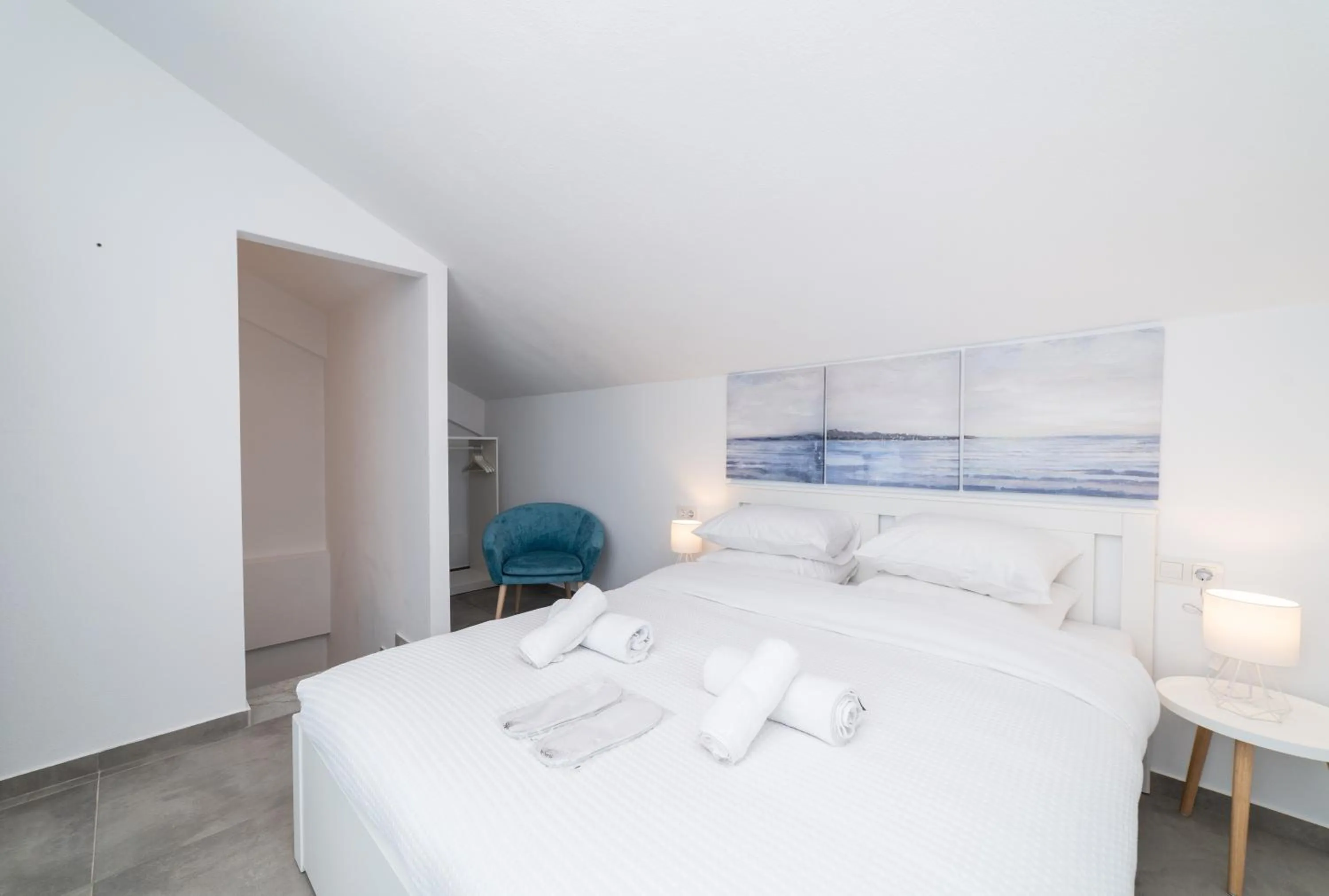 Bed in Argilos & Argilos Deluxe Residential Complexes