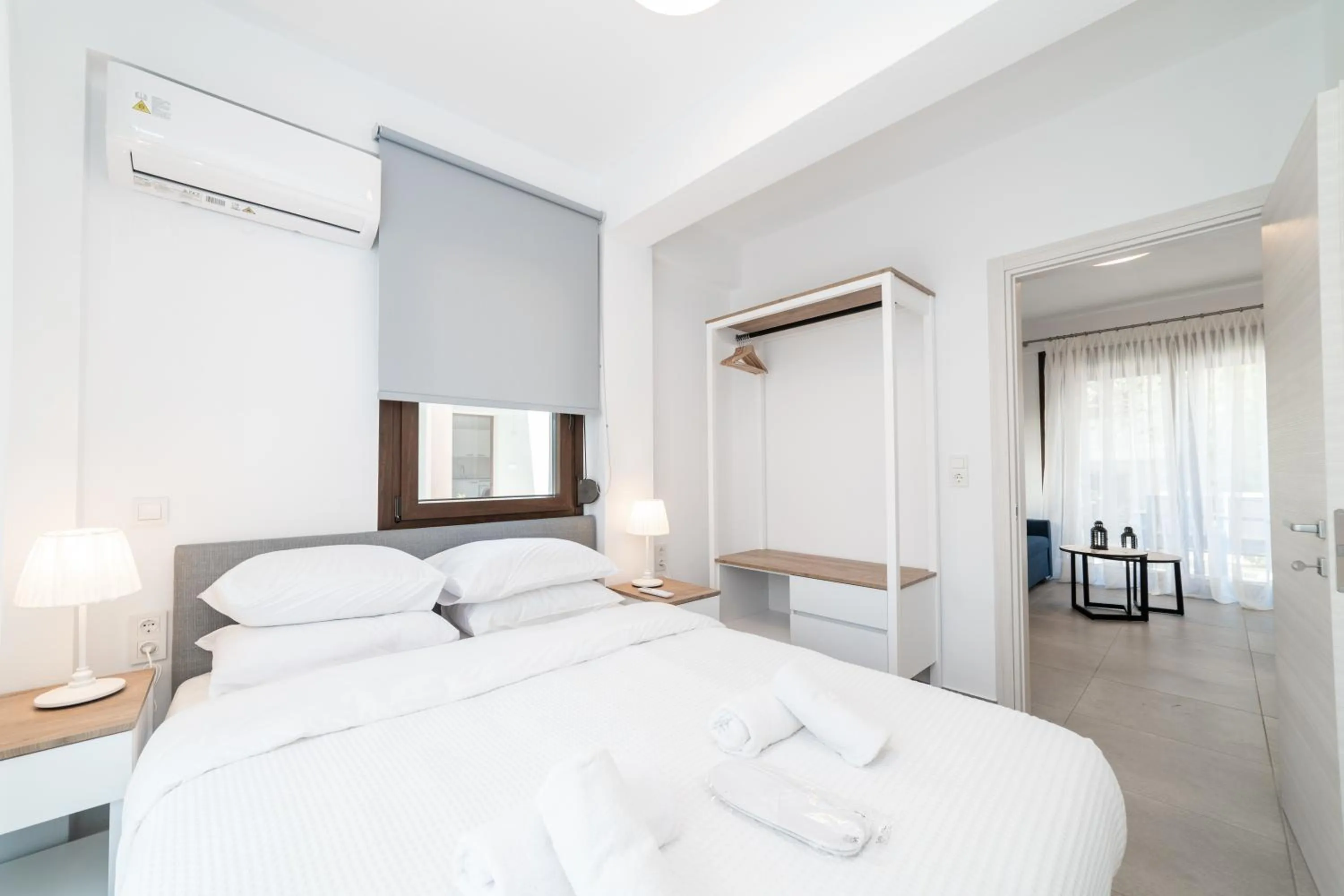 Bed in Argilos & Argilos Deluxe Residential Complexes