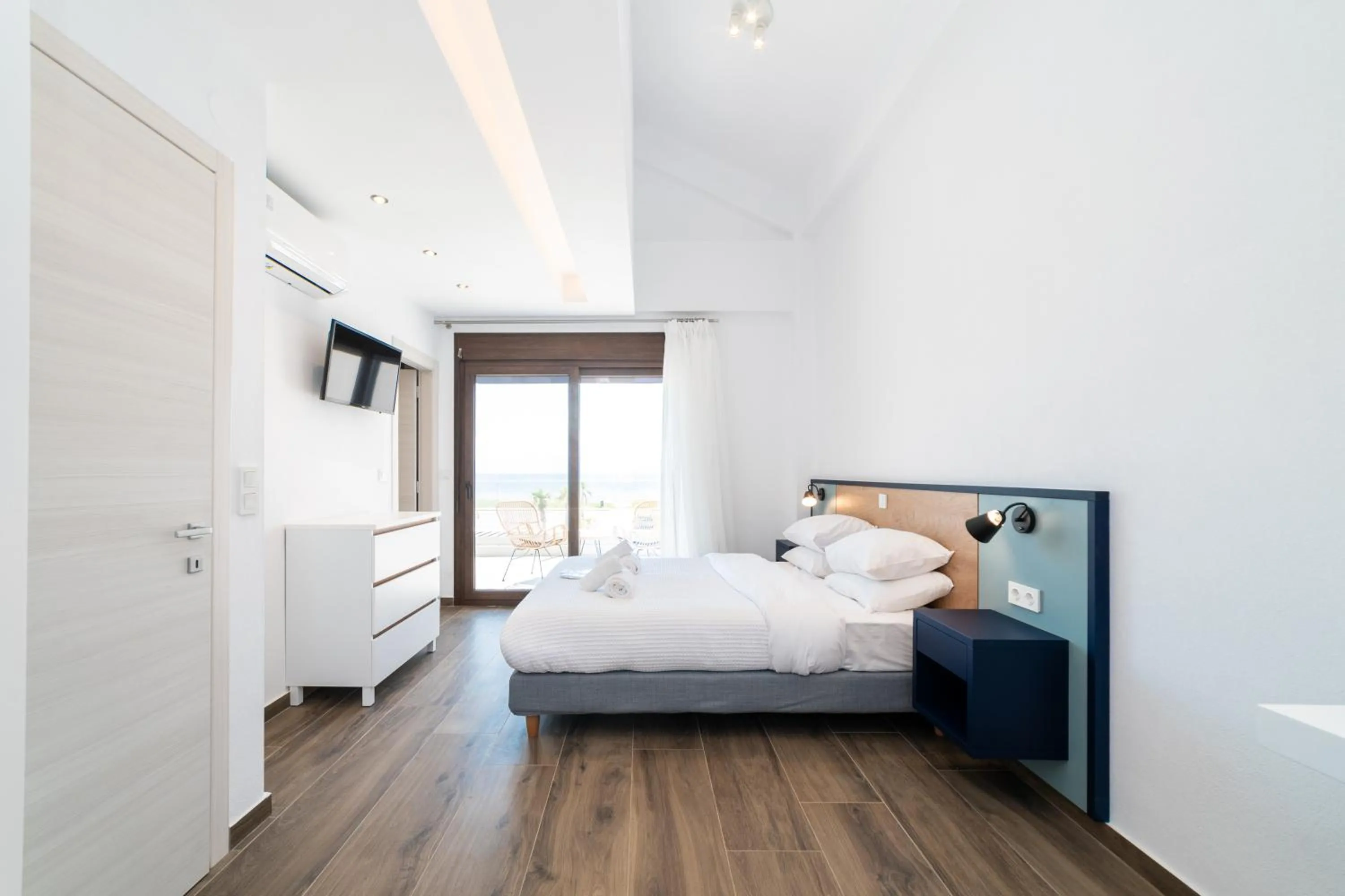 Bed in Argilos & Argilos Deluxe Residential Complexes