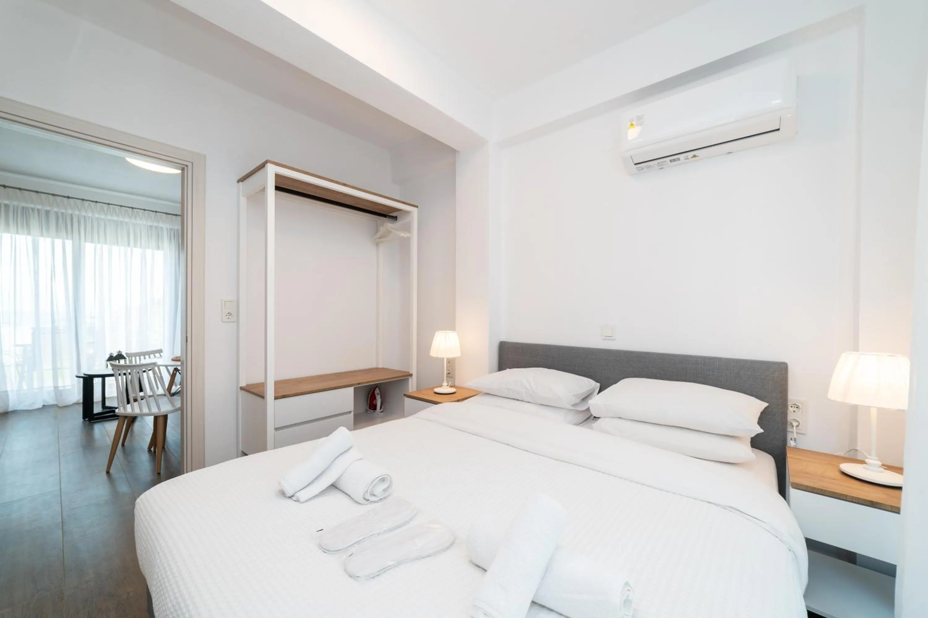 Bed in Argilos & Argilos Deluxe Residential Complexes