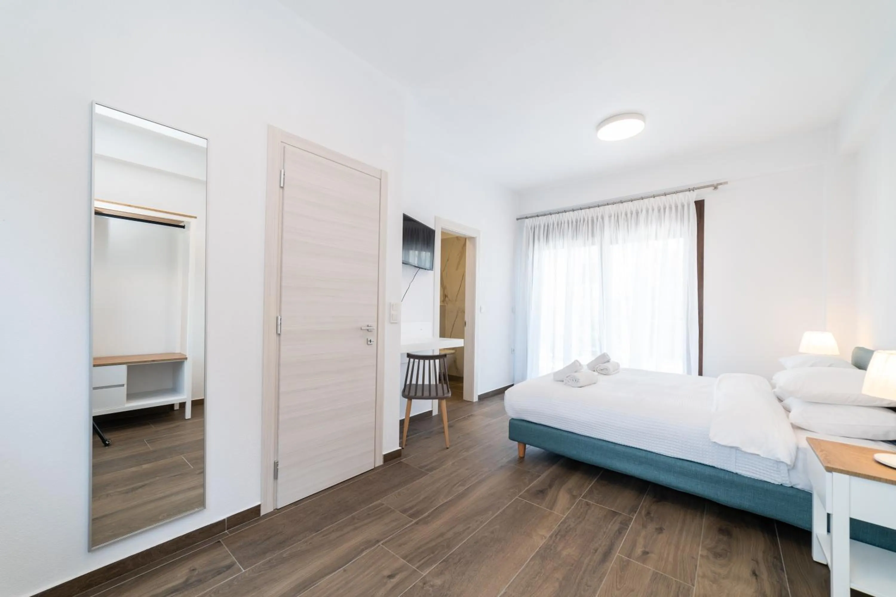 Bed in Argilos & Argilos Deluxe Residential Complexes