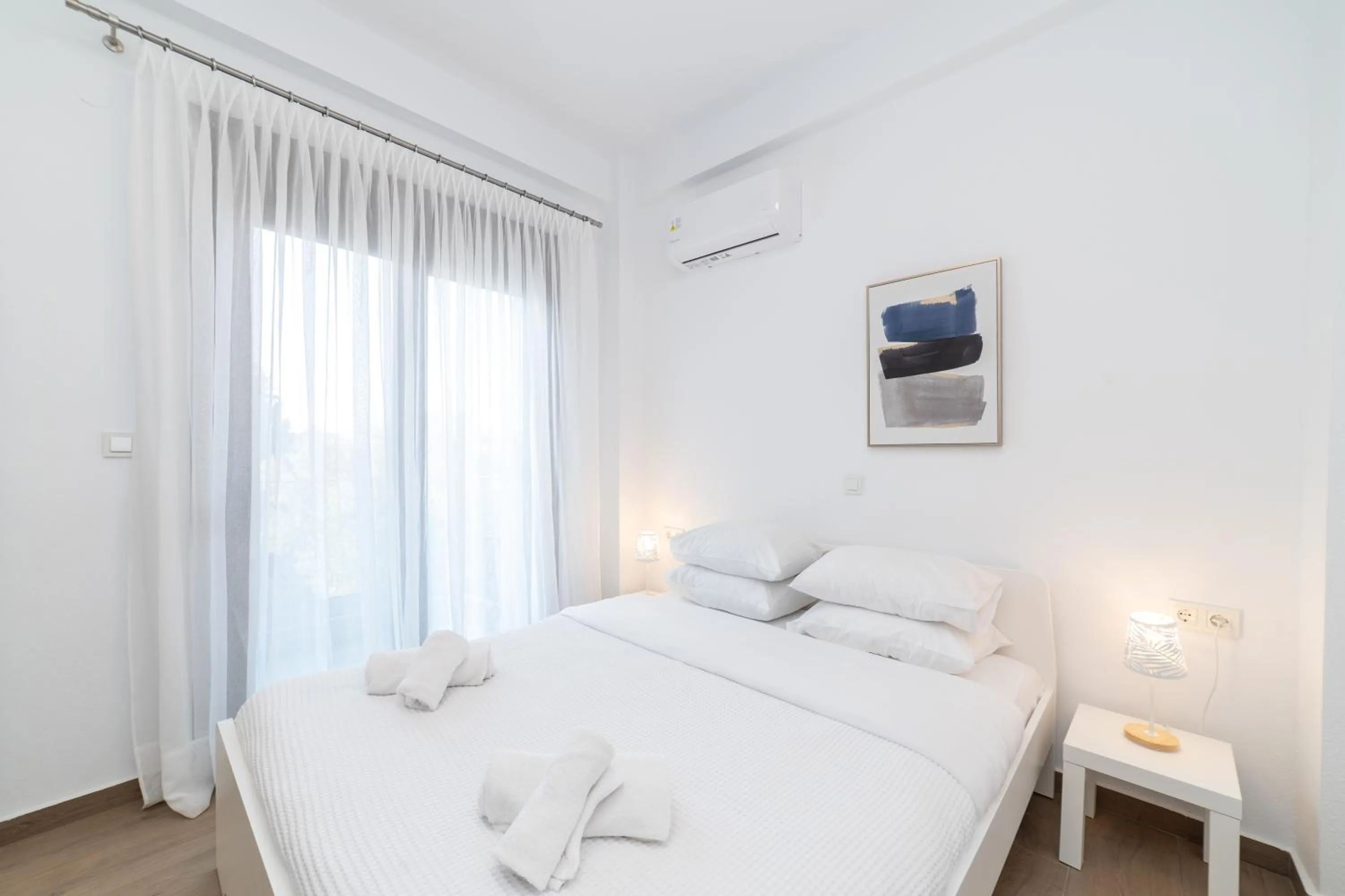 Bed in Argilos & Argilos Deluxe Residential Complexes