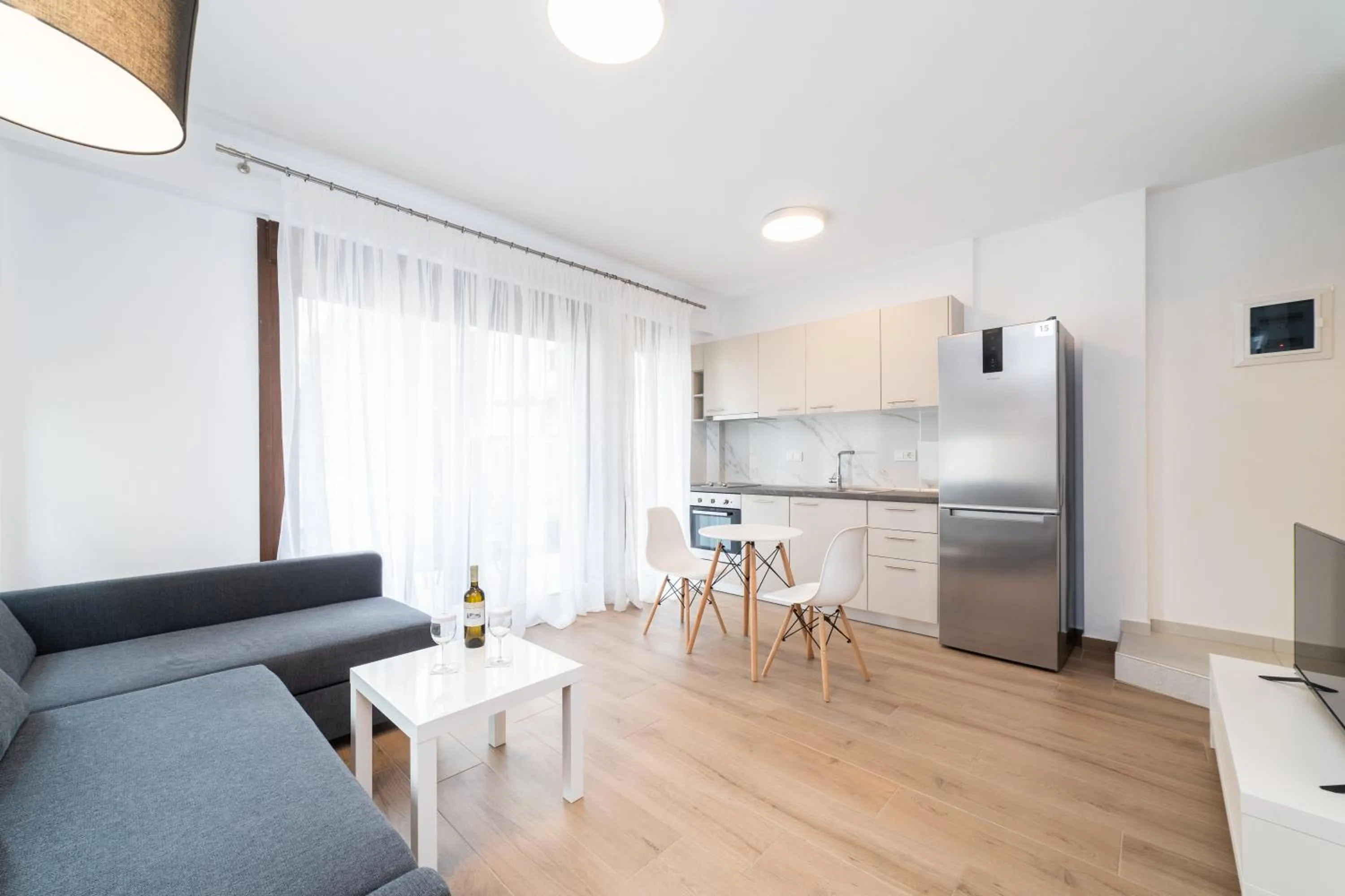 Living room in Argilos & Argilos Deluxe Residential Complexes