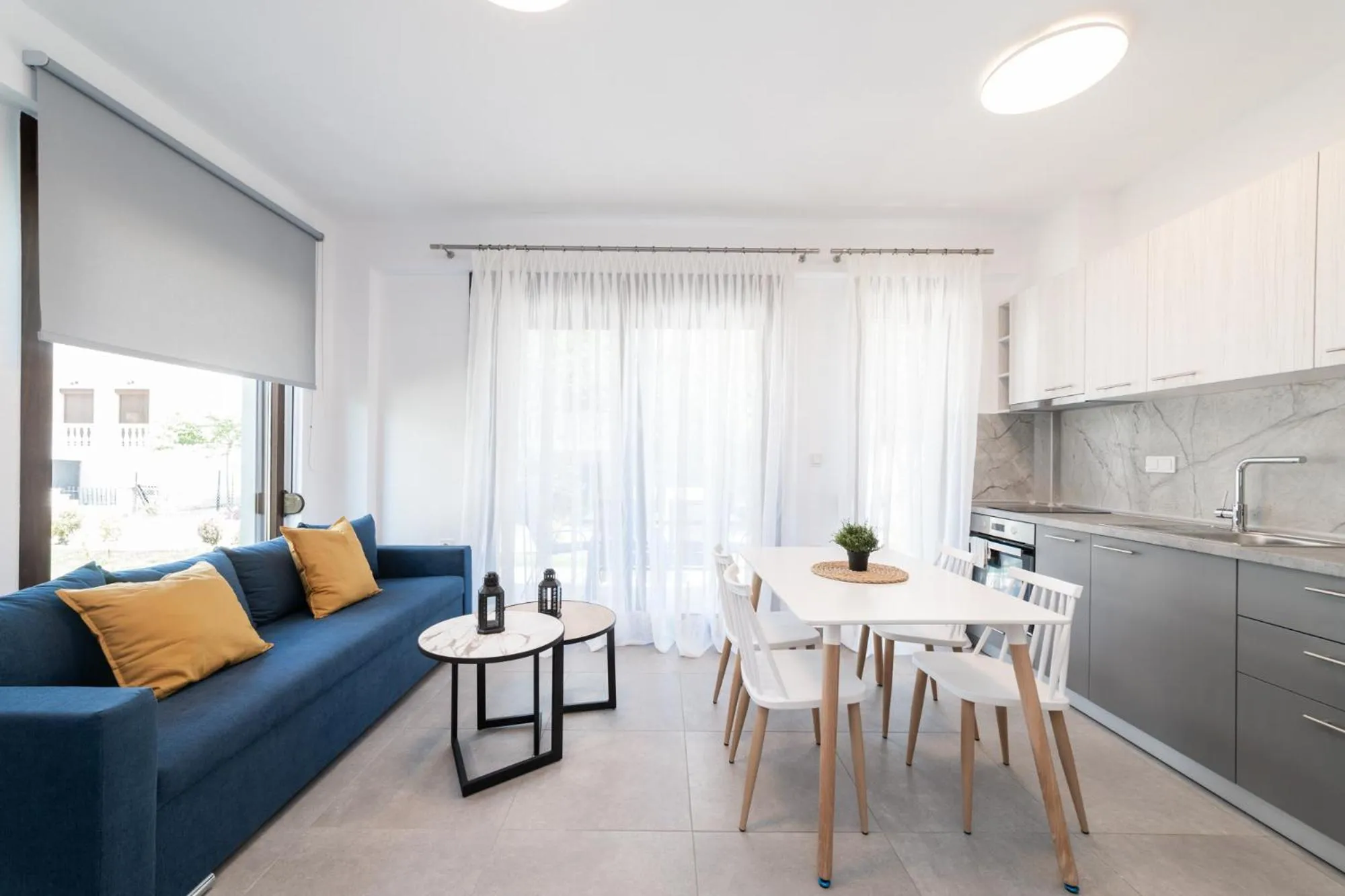 Living room in Argilos & Argilos Deluxe Residential Complexes