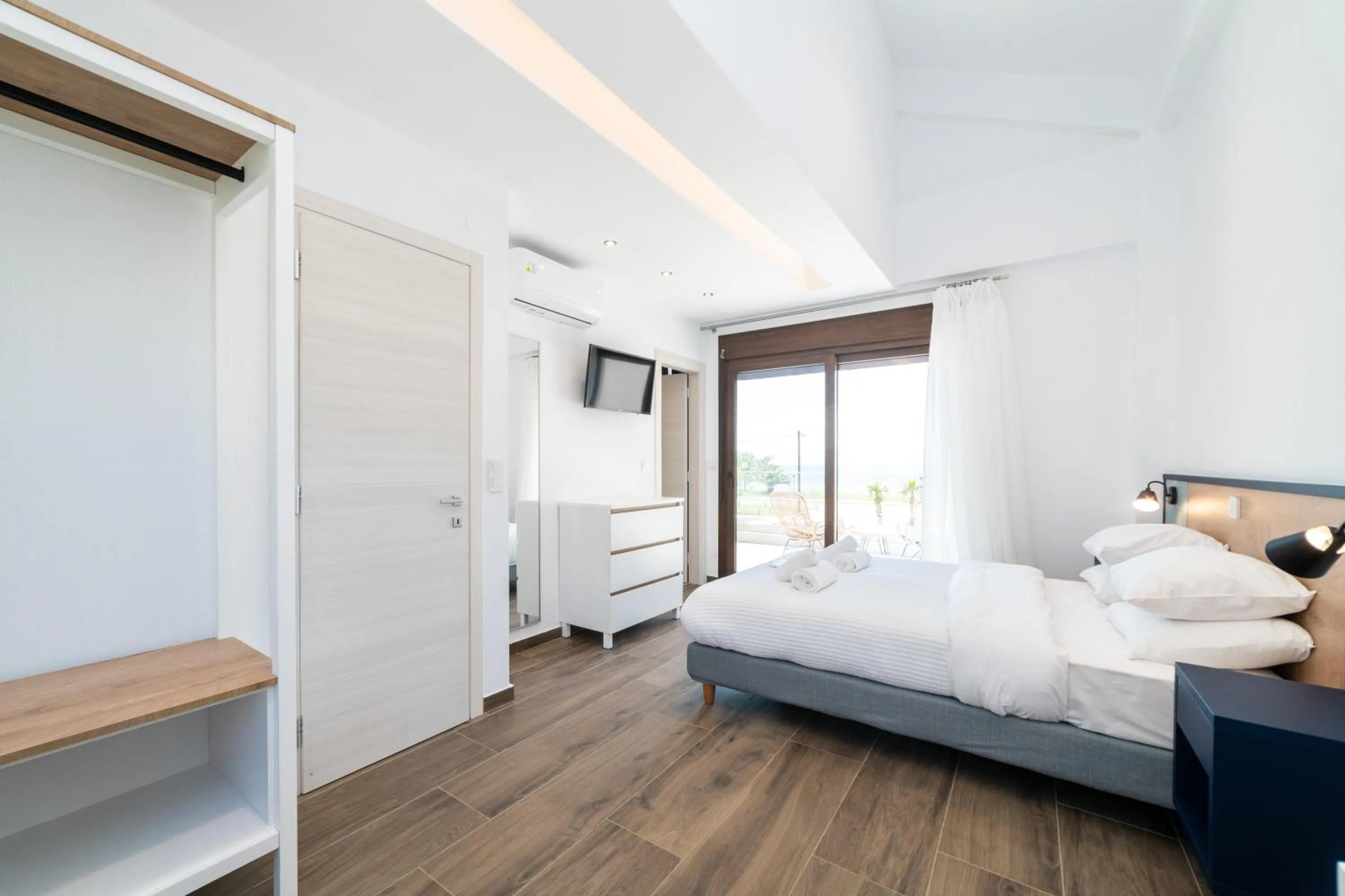 Bed in Argilos & Argilos Deluxe Residential Complexes