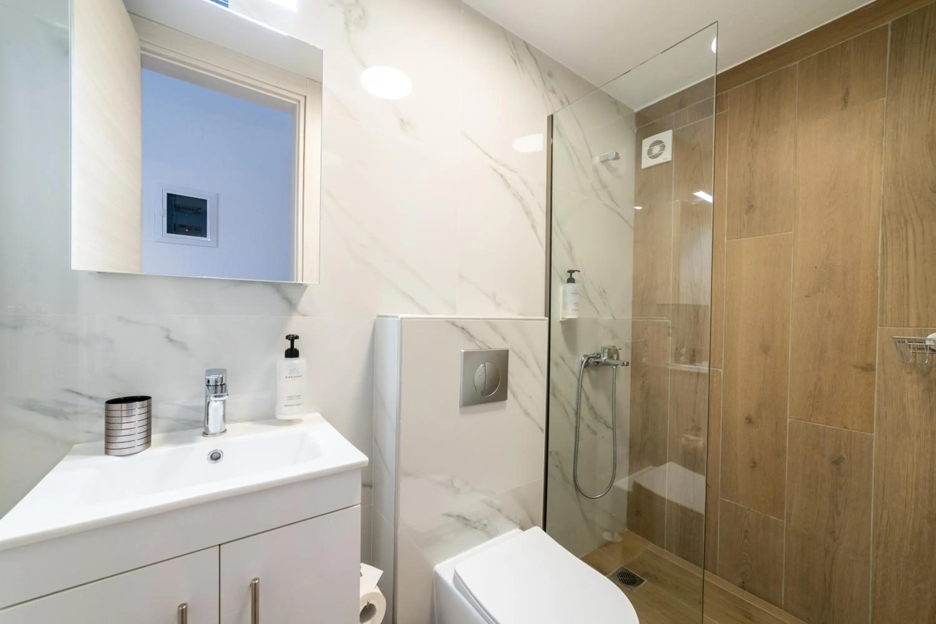 Bathroom in Argilos & Argilos Deluxe Residential Complexes