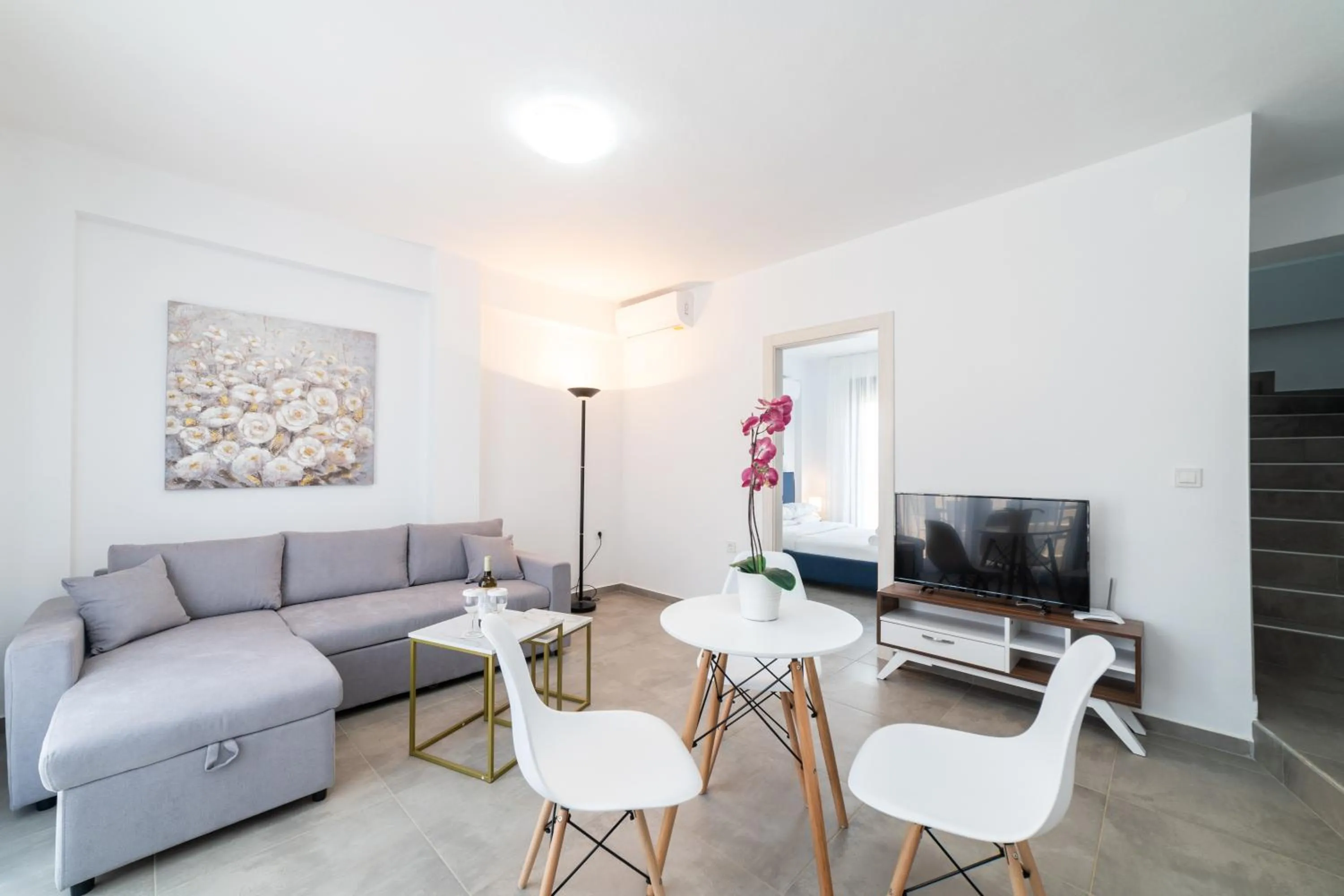 Living room in Argilos & Argilos Deluxe Residential Complexes