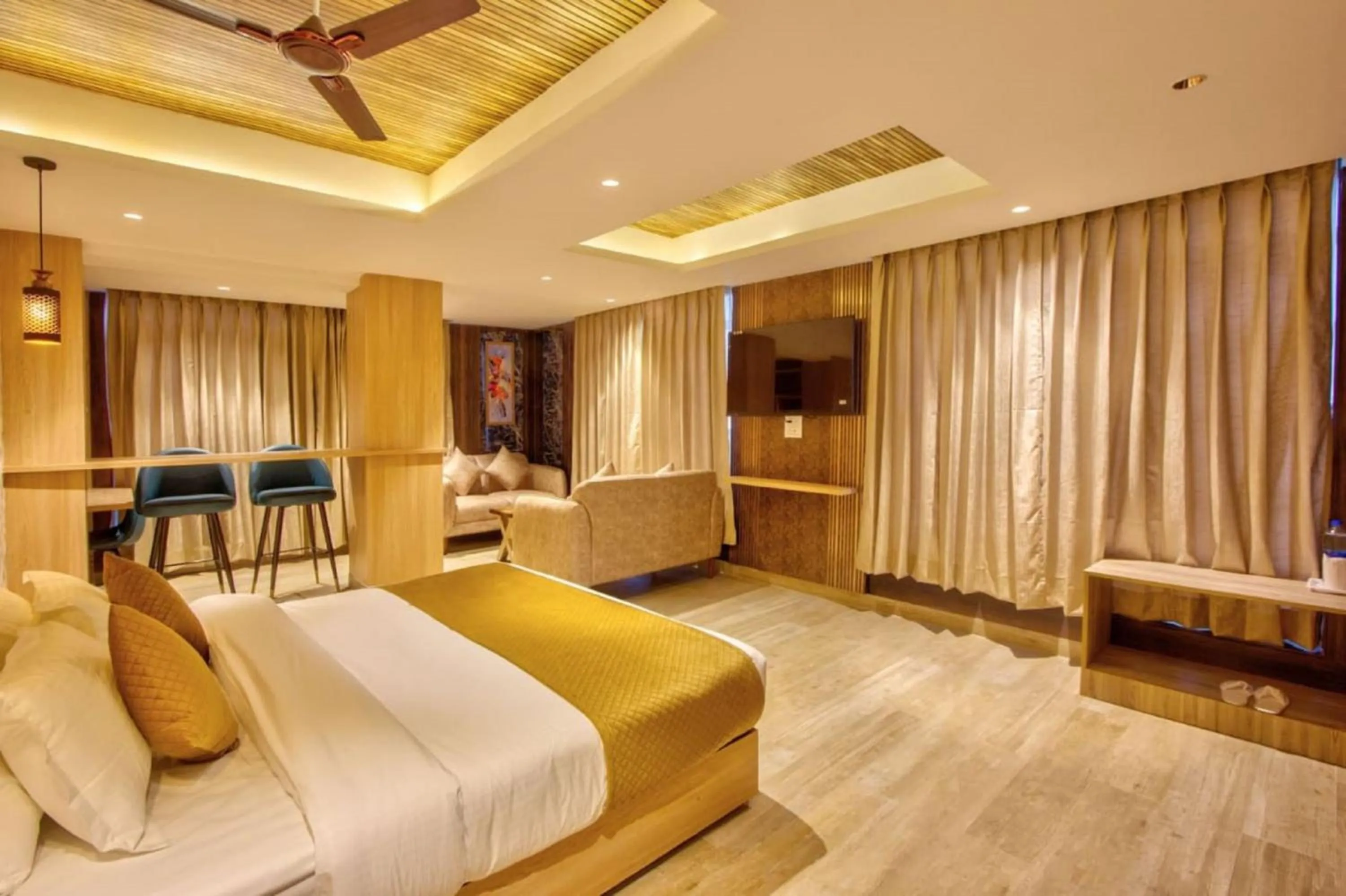 Bed in Hotel Katson Castle Dharamshala