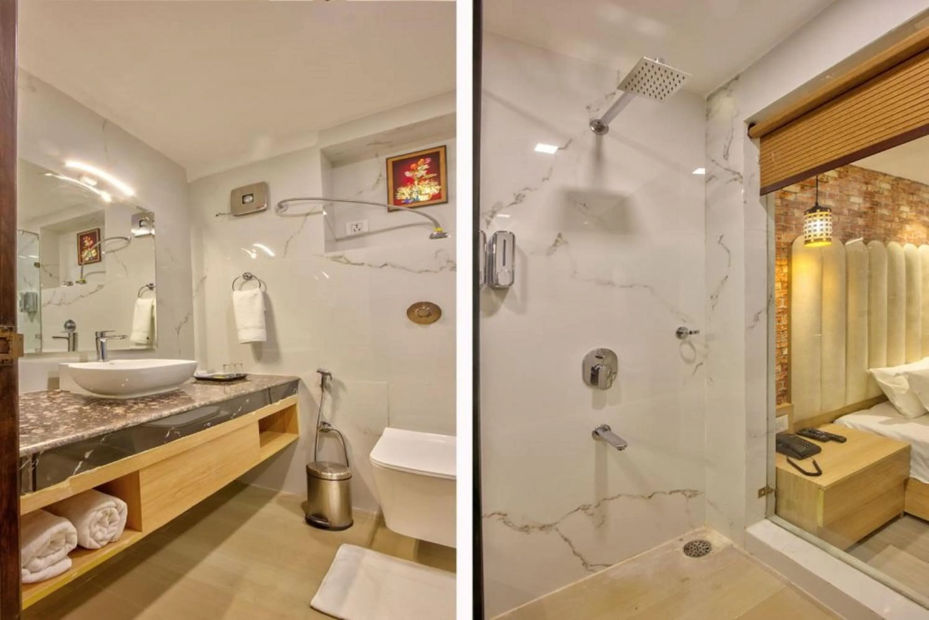 Shower in Hotel Katson Castle Dharamshala