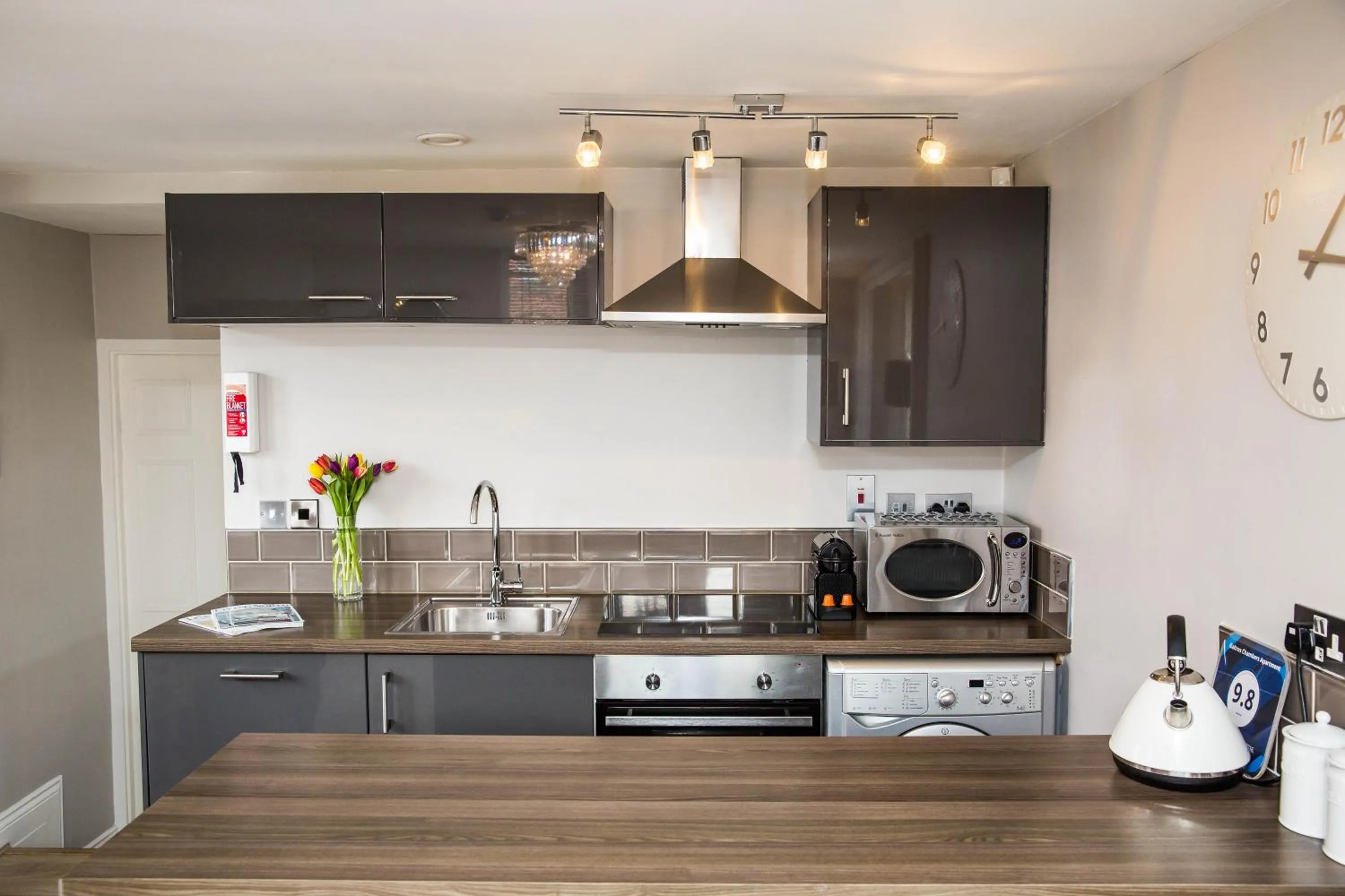 Kitchen or kitchenette in Galtres Chambers Apartment Coppergate