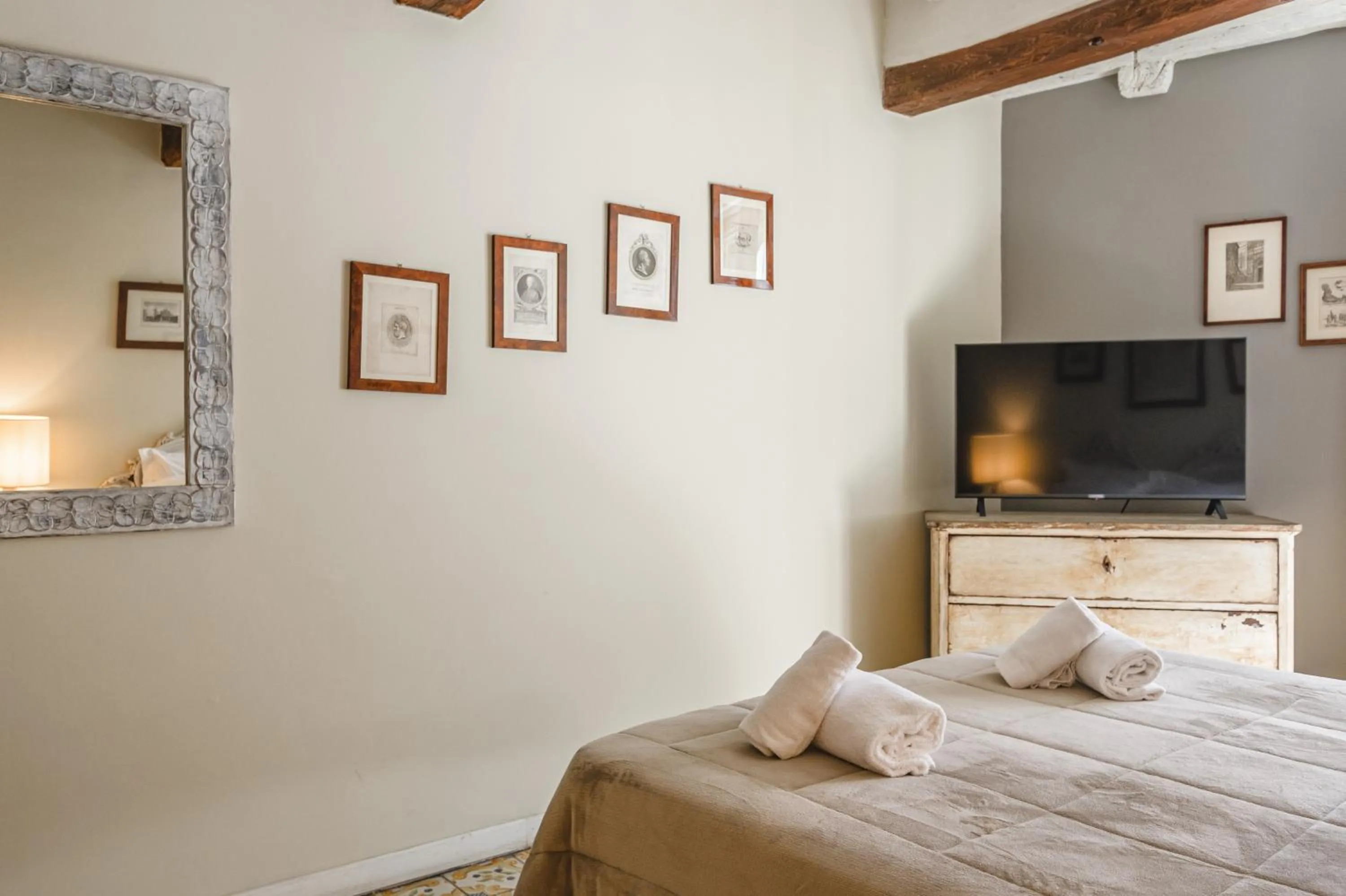 Bed in Il Battistero Siena Residenza d'Epoca