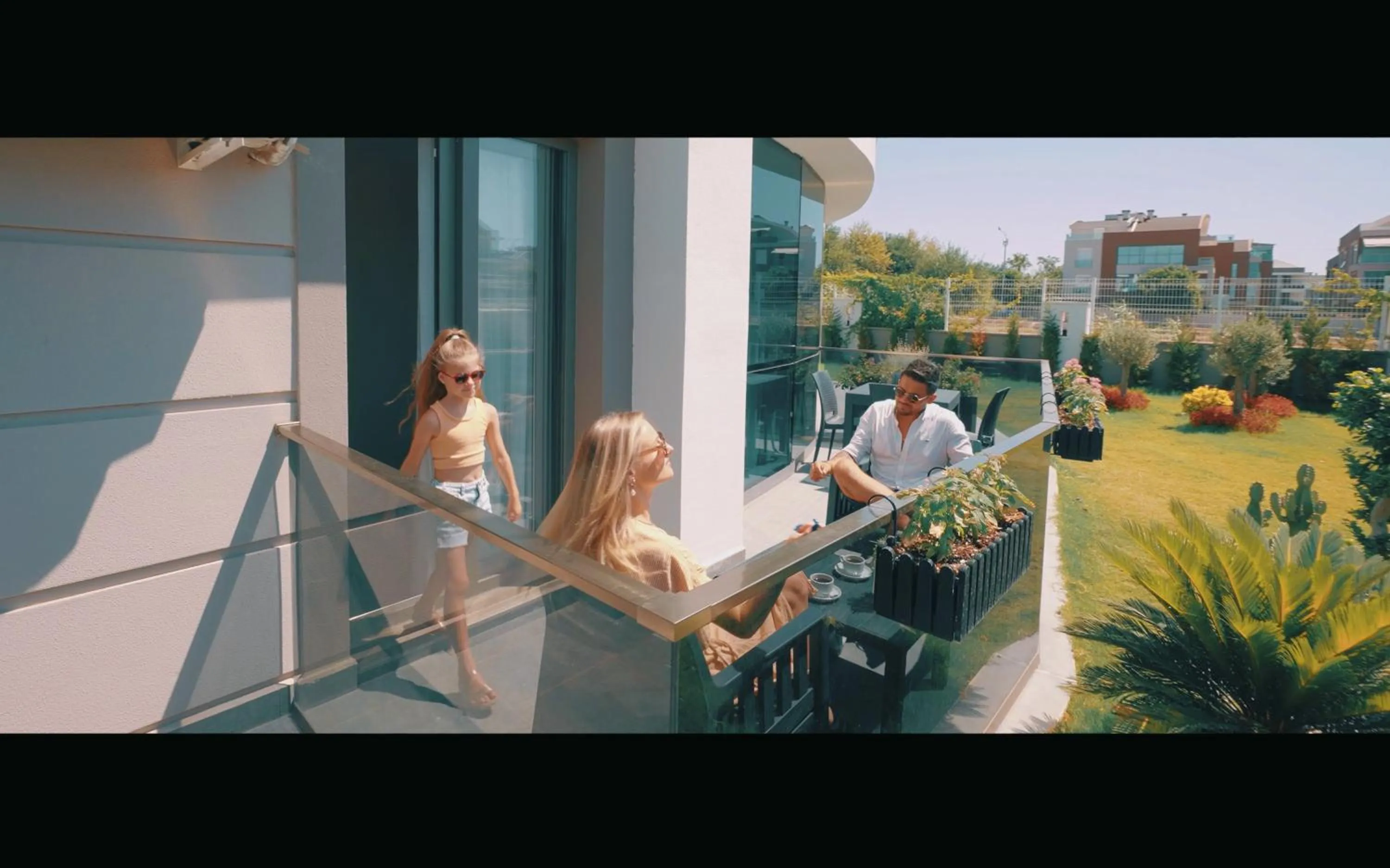 group of guests in LARA MARİNE HOMES