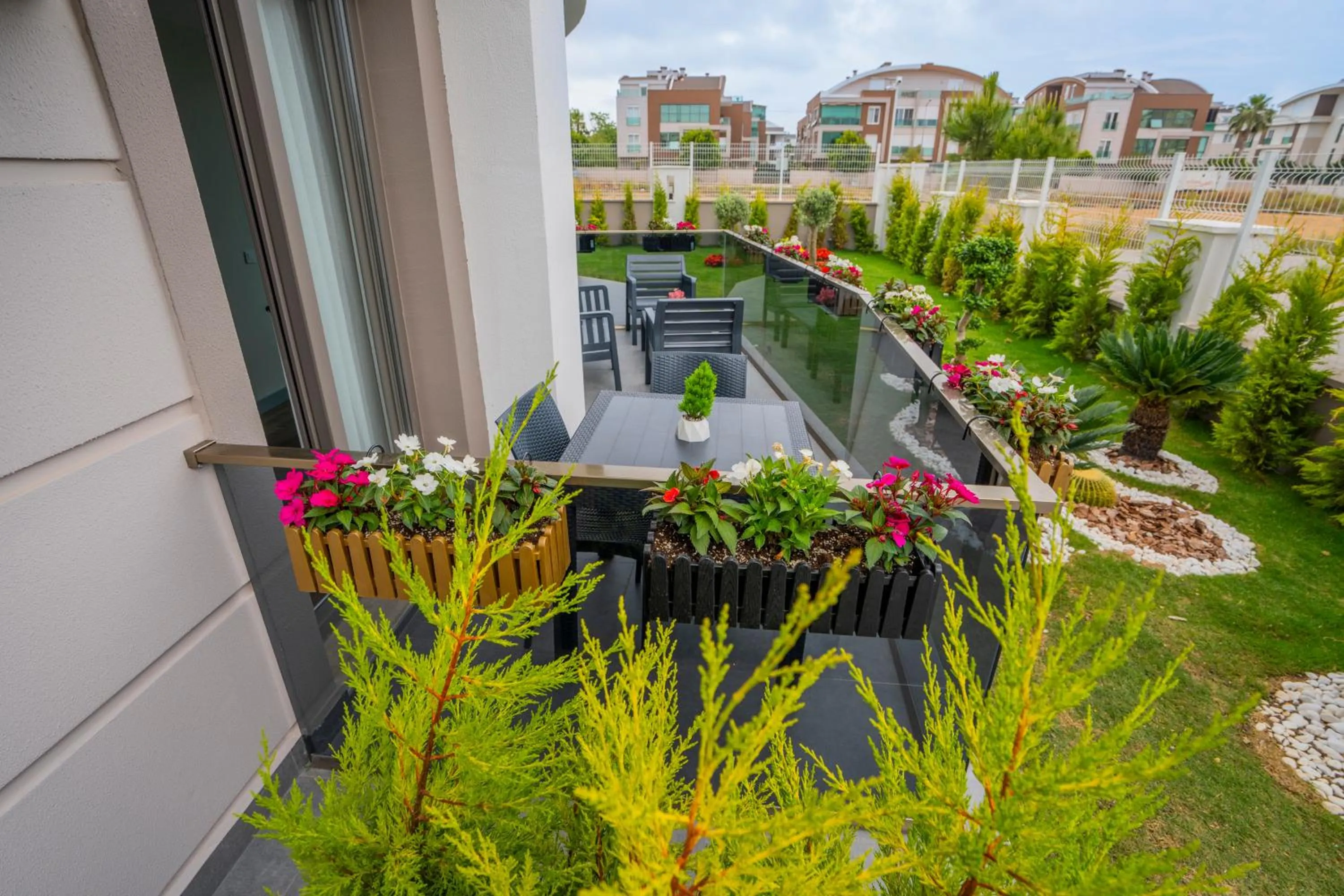Balcony/Terrace in LARA MARİNE HOMES