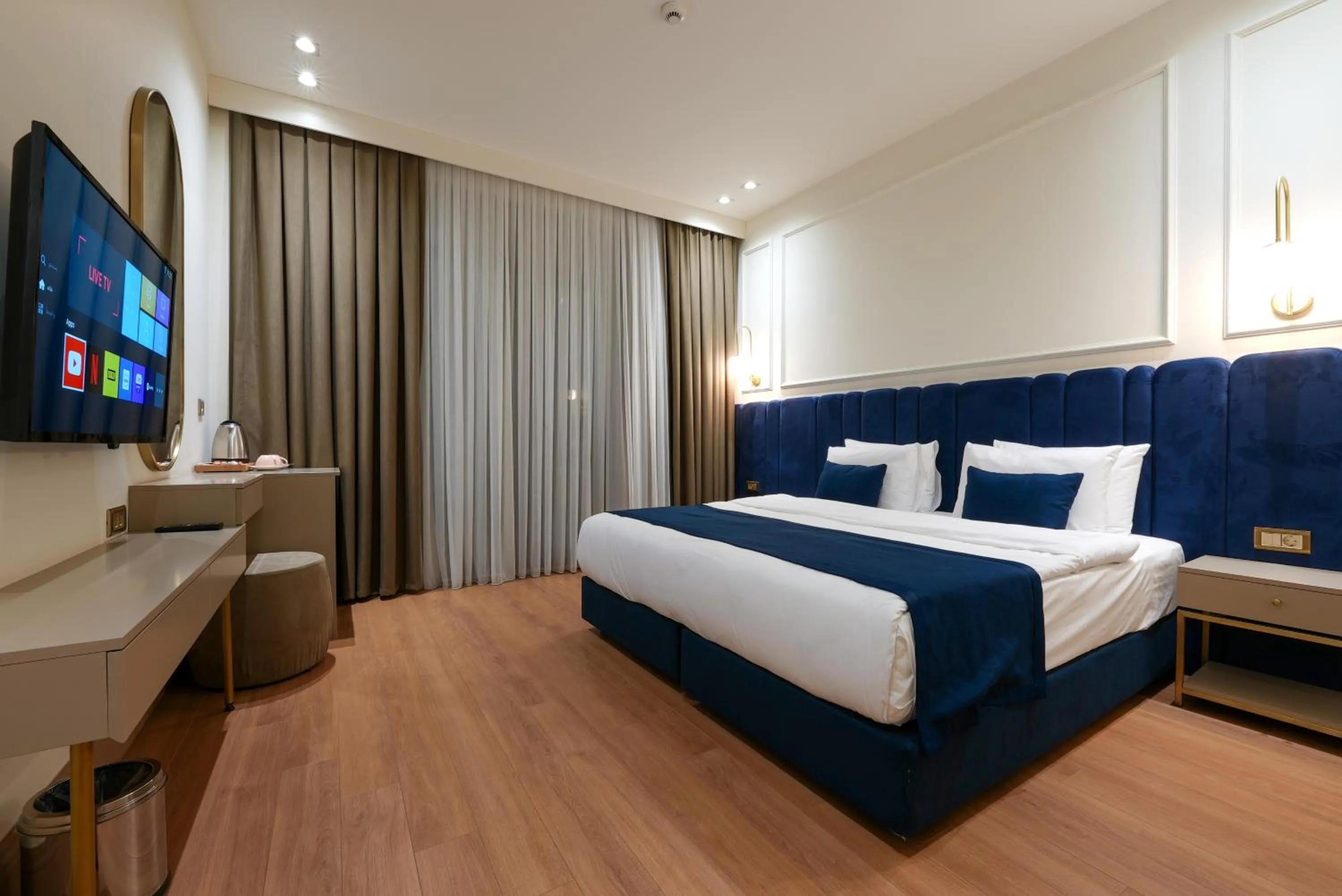 Bed in Taksim Bosphorus Hotel