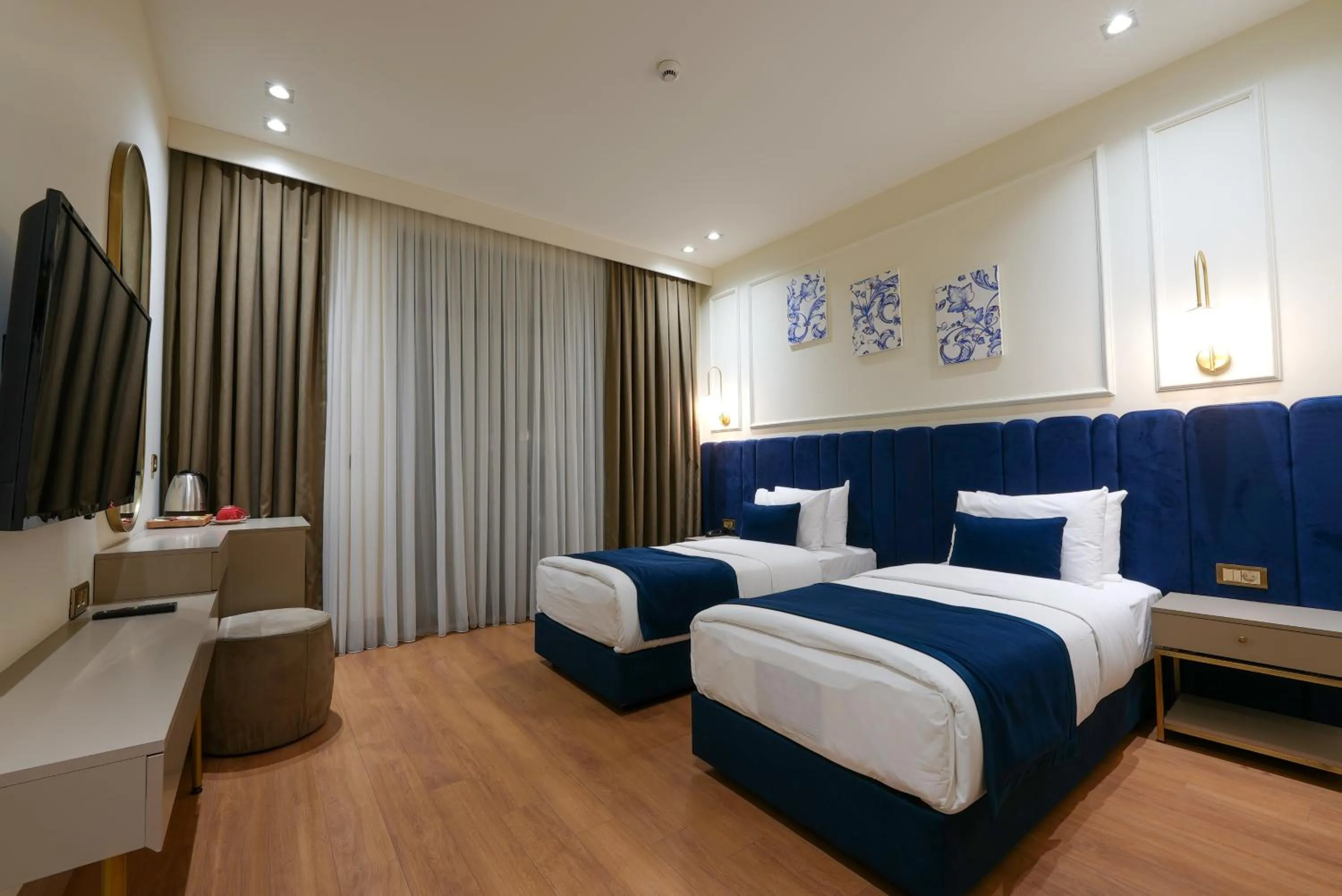 Bed in Taksim Bosphorus Hotel