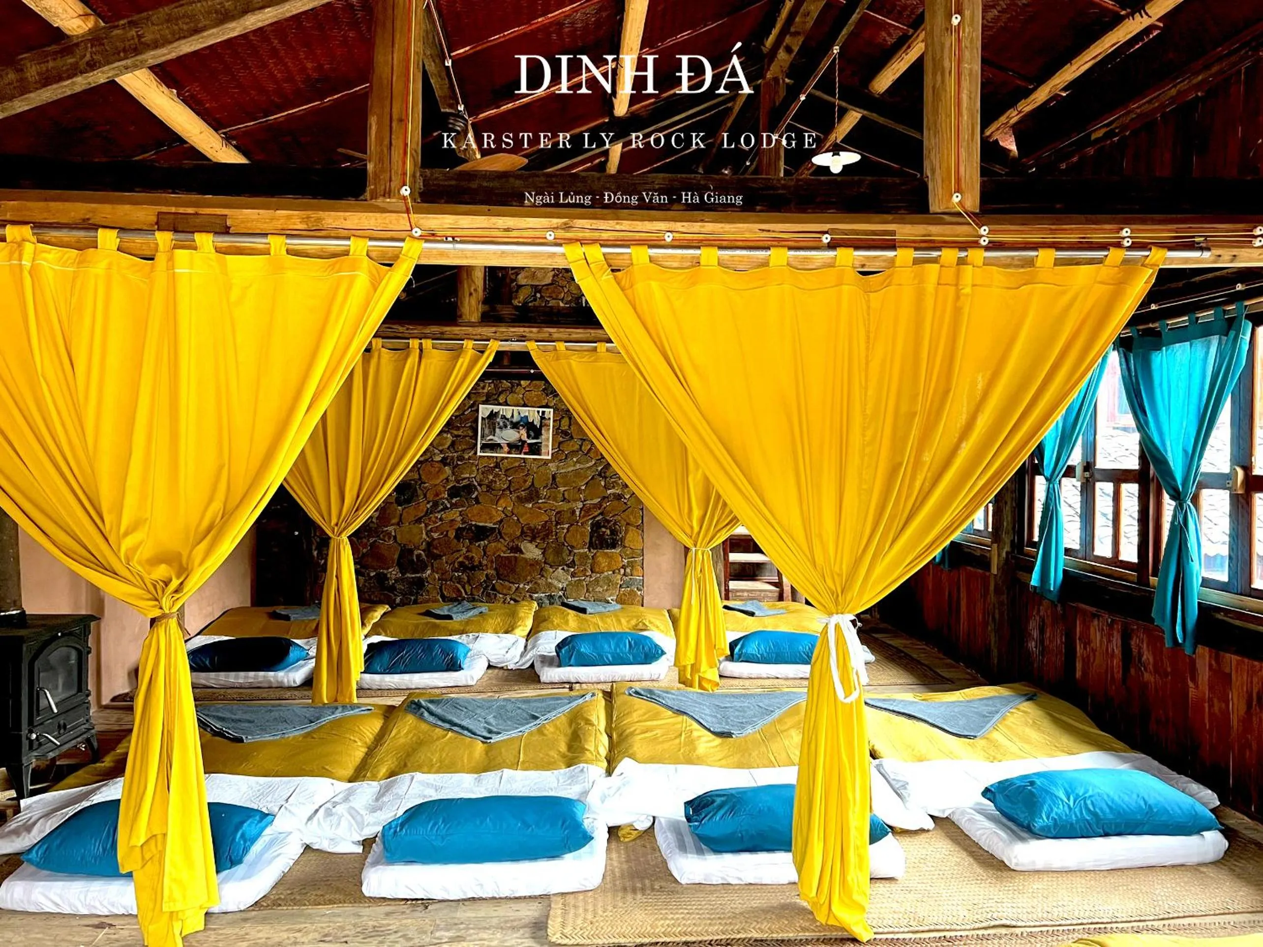 Bed in Dinh Đá H'Mông - Karsterly Rock Lodge