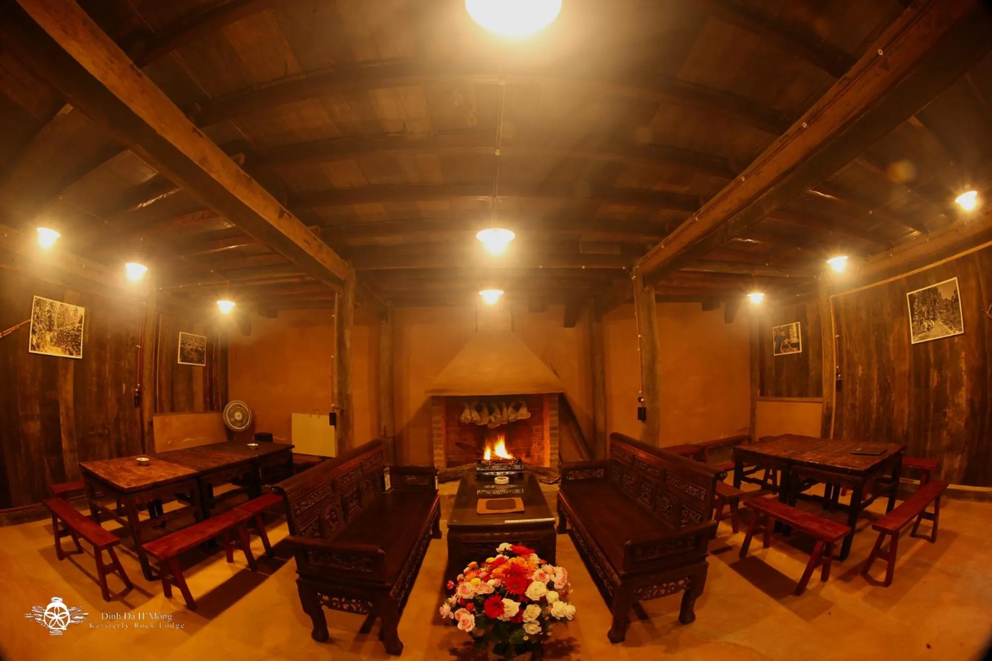 Living room in Dinh Đá H'Mông - Karsterly Rock Lodge