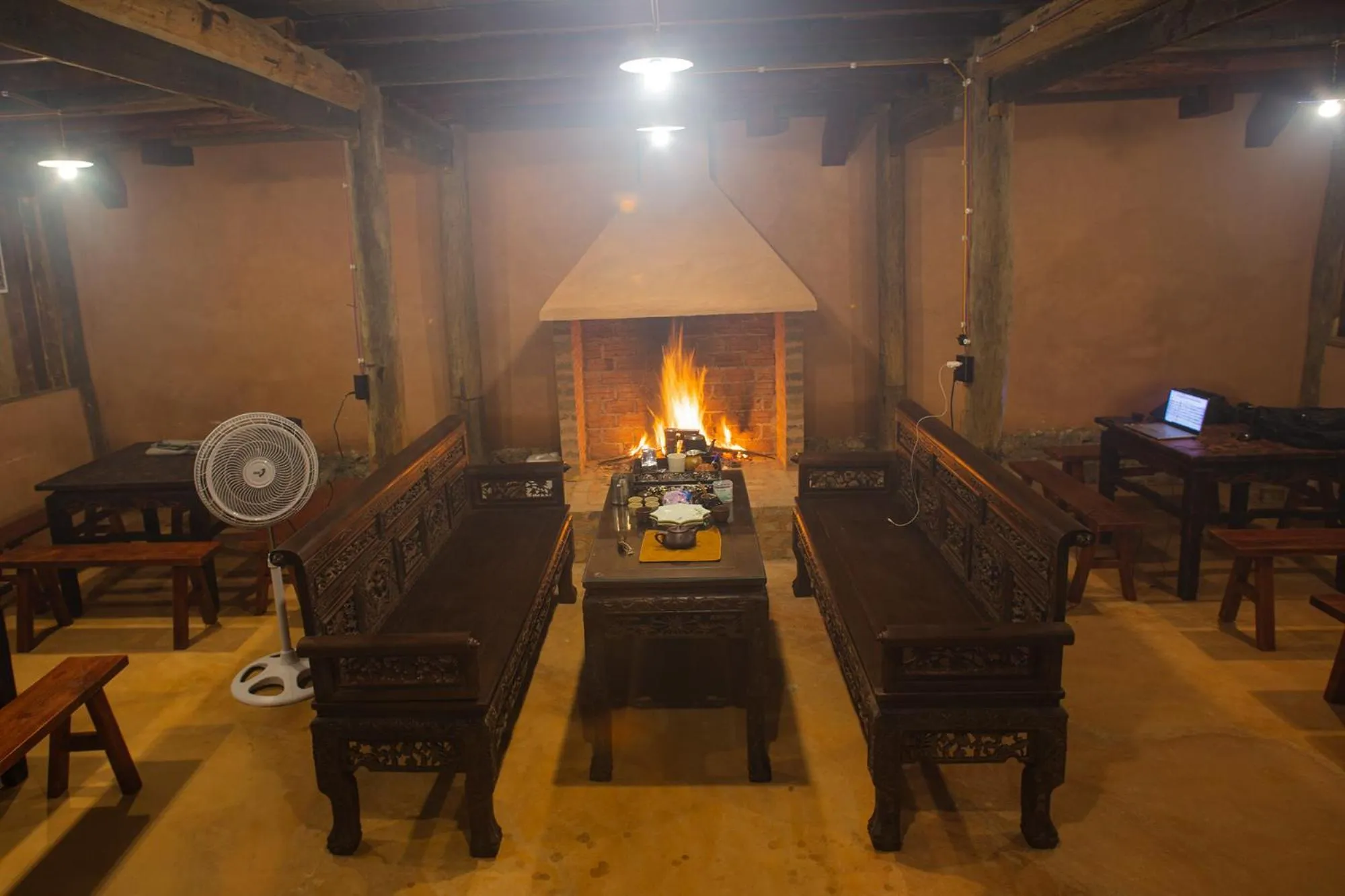 Living room in Dinh Đá H'Mông - Karsterly Rock Lodge