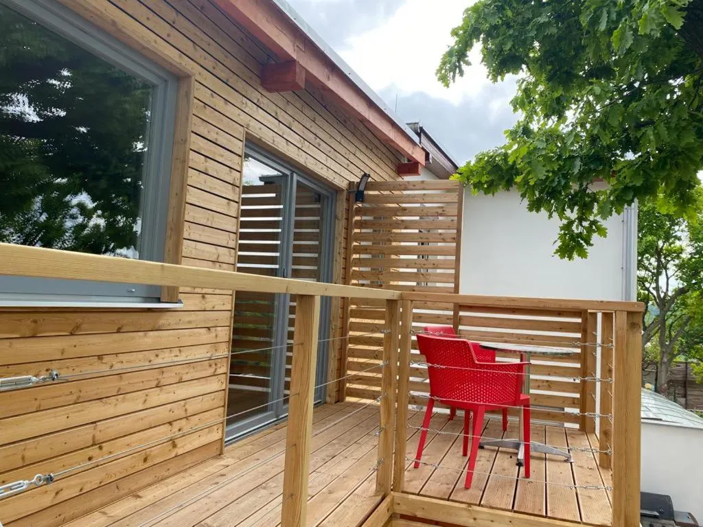 Balcony/Terrace in Apartmán - E - Vyhlídka nad řekou