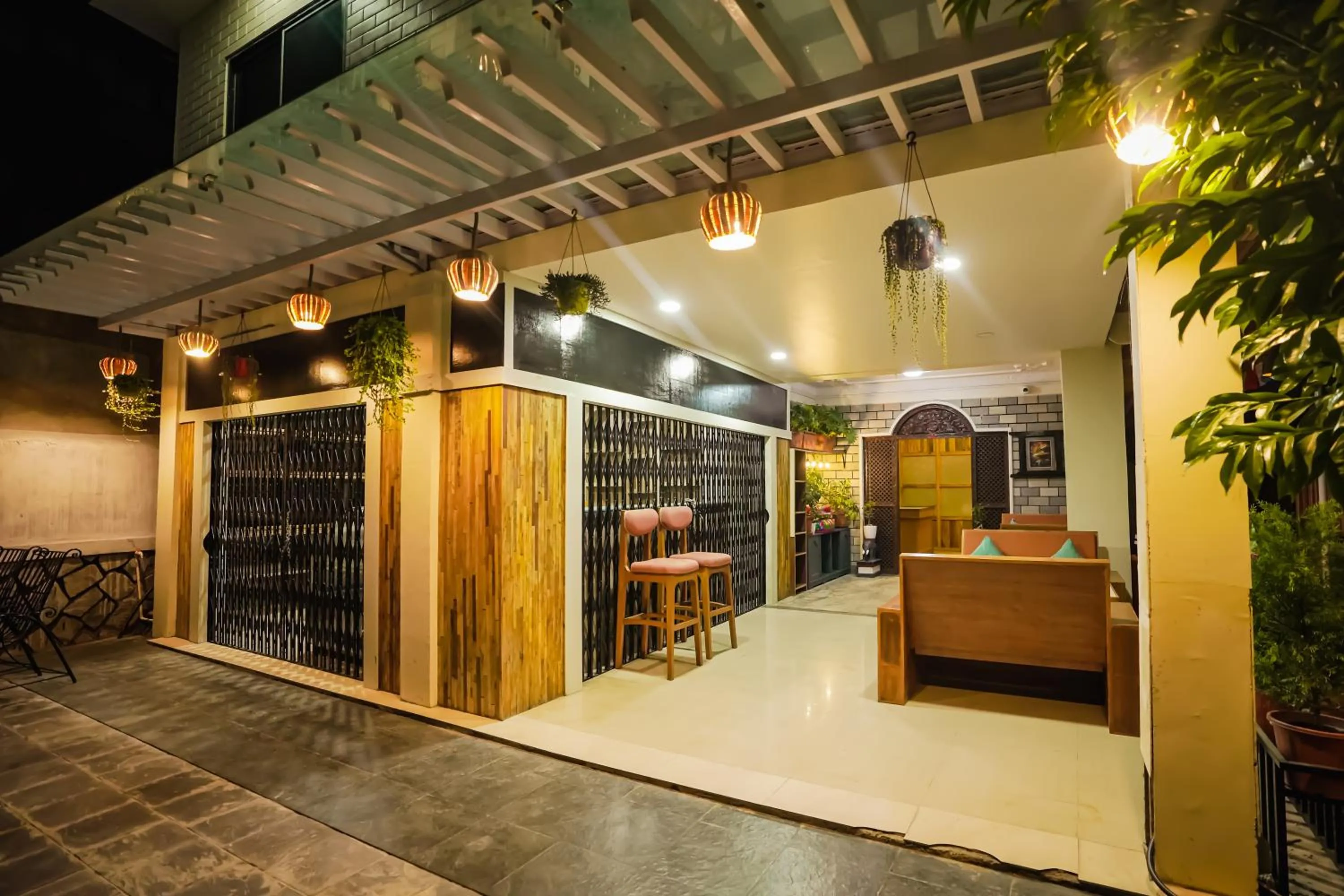 Lobby or reception in Himalayan Guest House