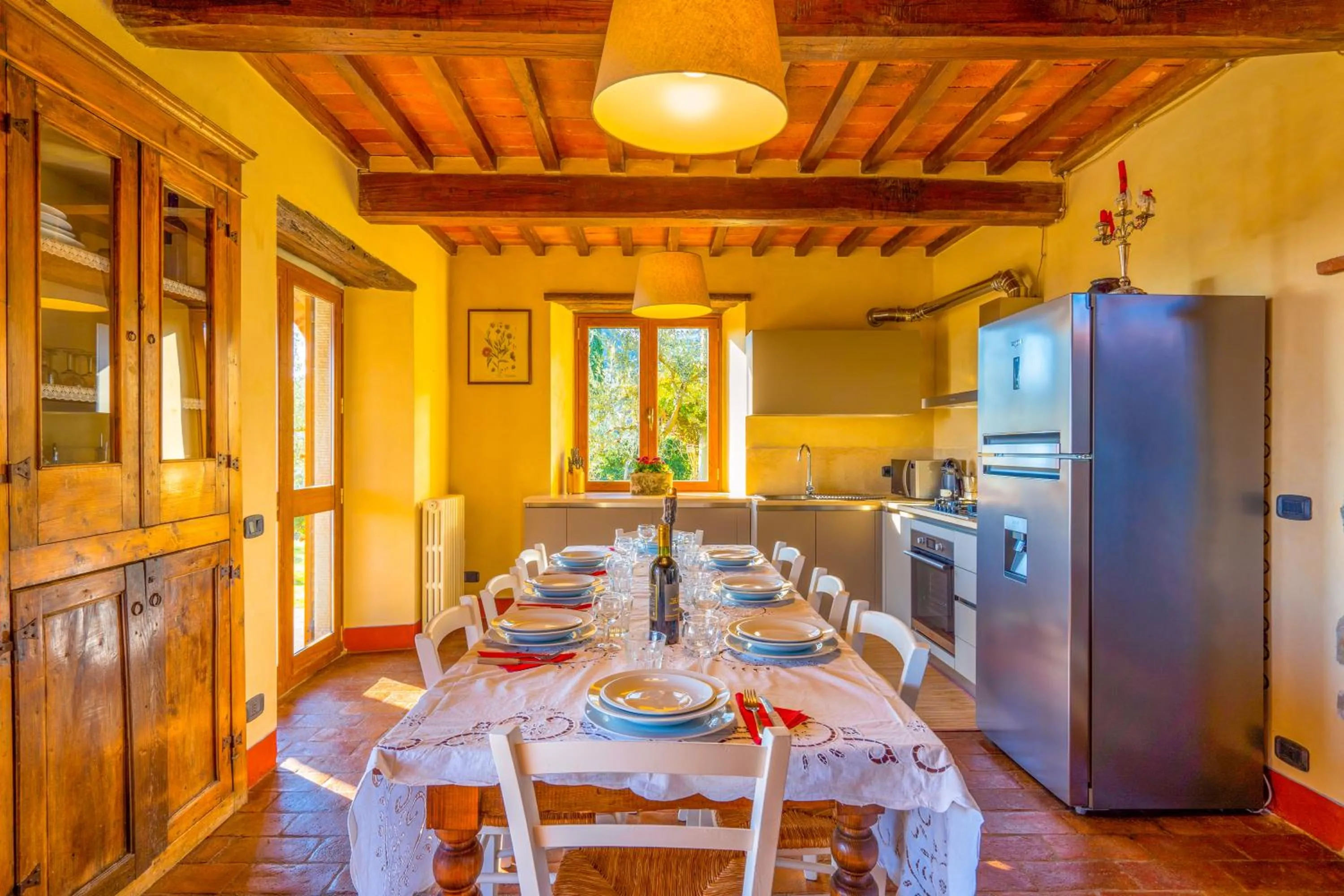 Kitchen or kitchenette in Villa Senaia