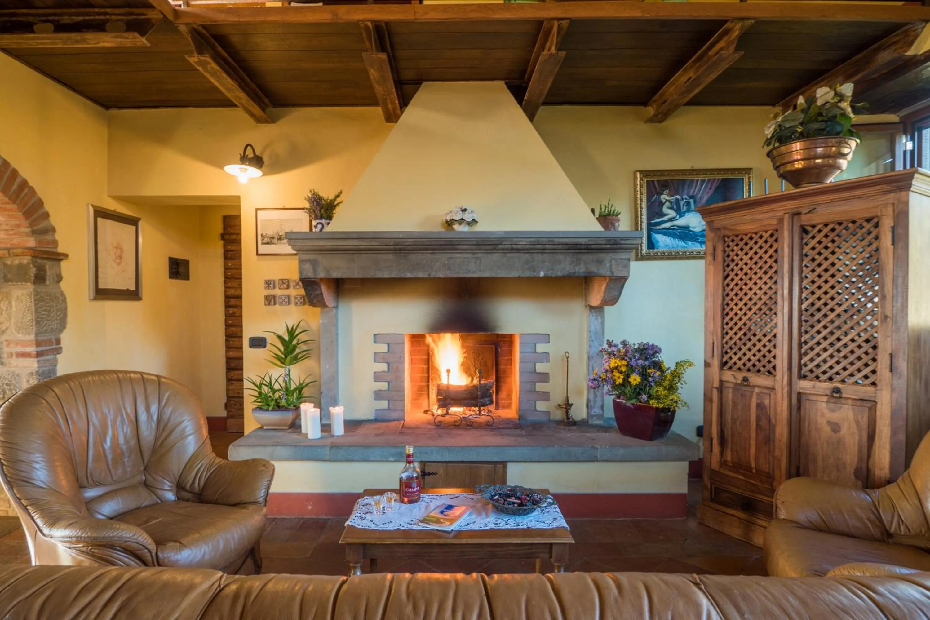 Living room in Villa Senaia
