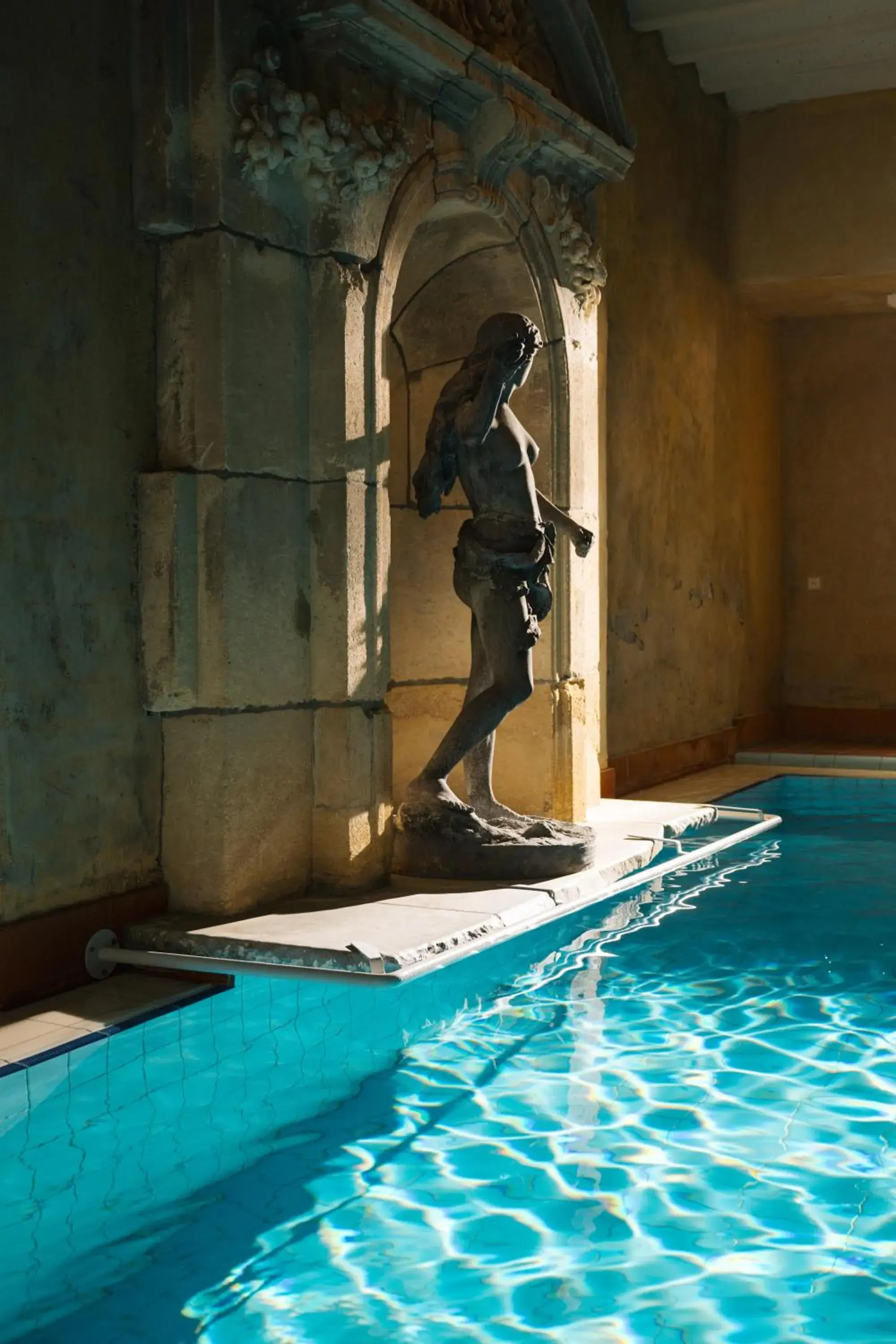 Swimming pool in Château St Gerlach - Oostwegel Collection, member of Relais and Châteaux Swimming pool in Château St Gerlach - Oostwegel Collection, member of Relais and Châteaux