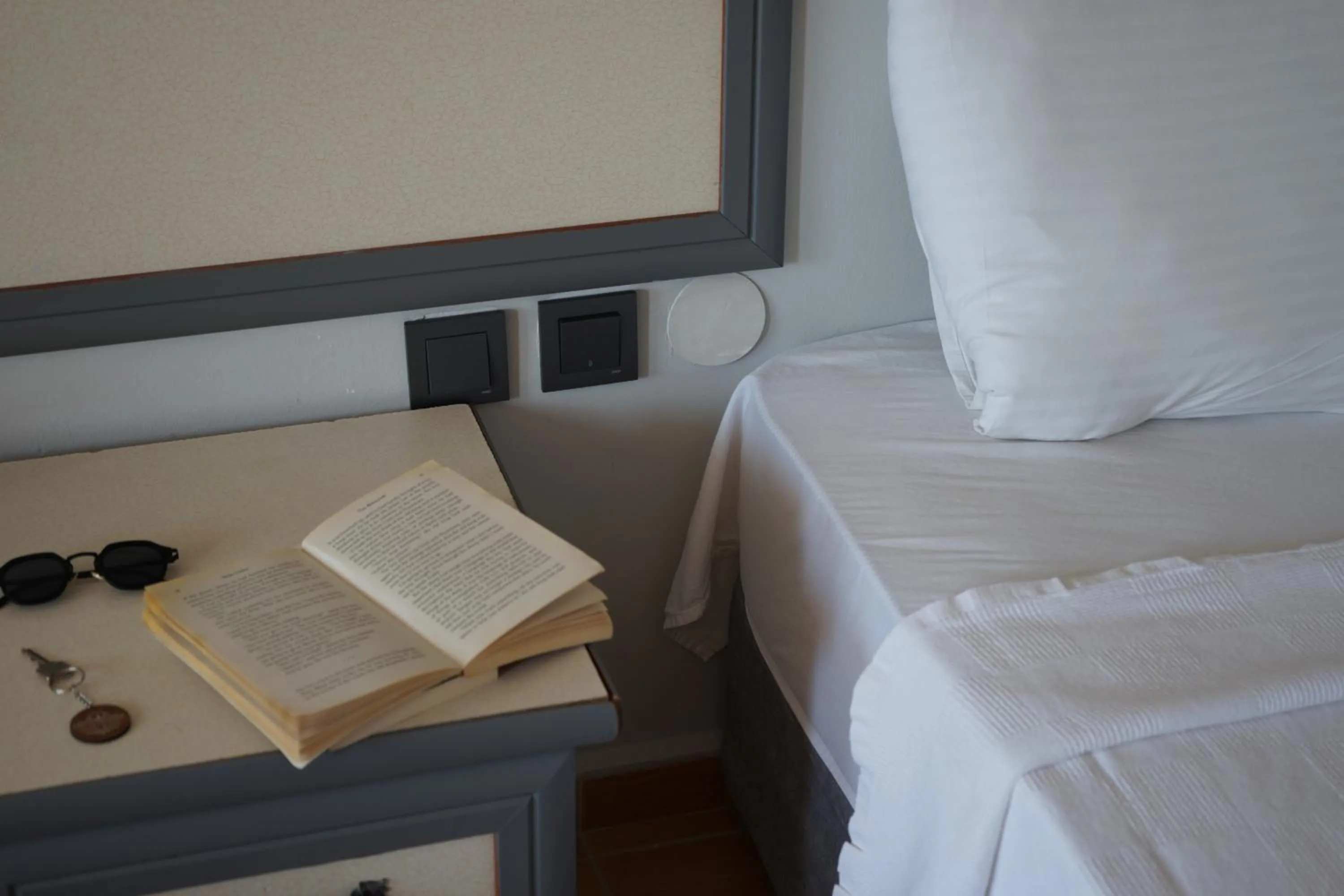 Bed in Oscar Seaside Hotel & Spa