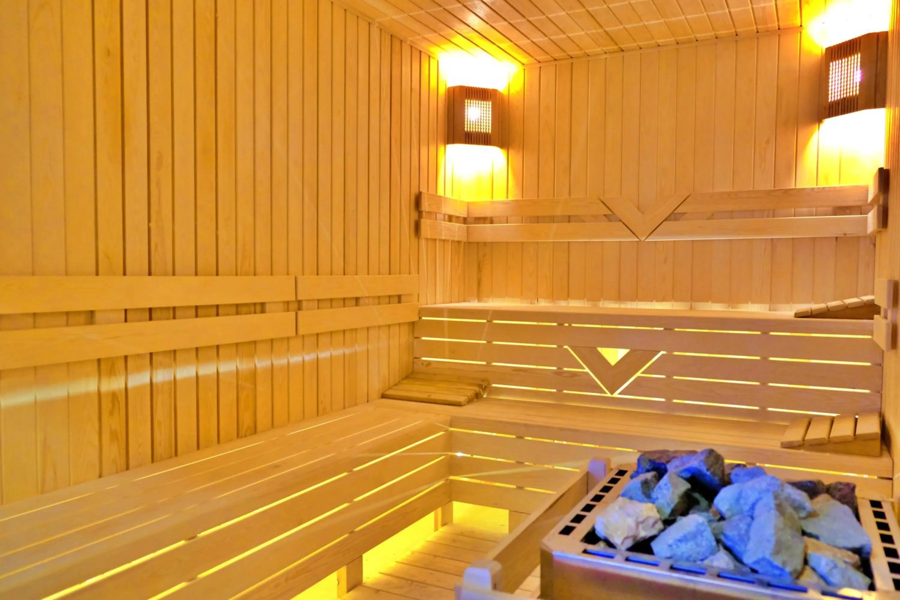 Sauna in Oscar Seaside Hotel & Spa